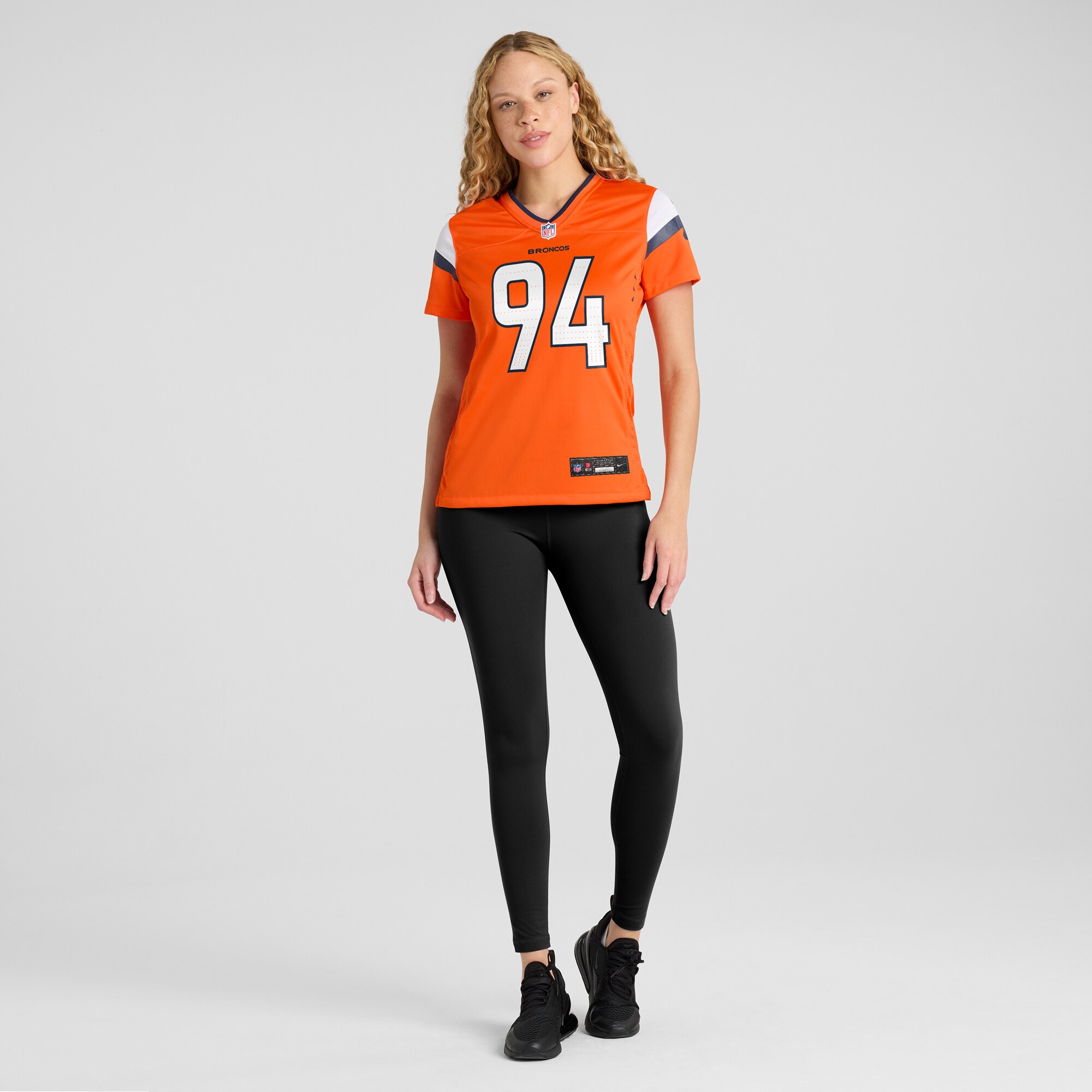 Denver Broncos Jackson Orange Team Game NFL Jersey Women's
