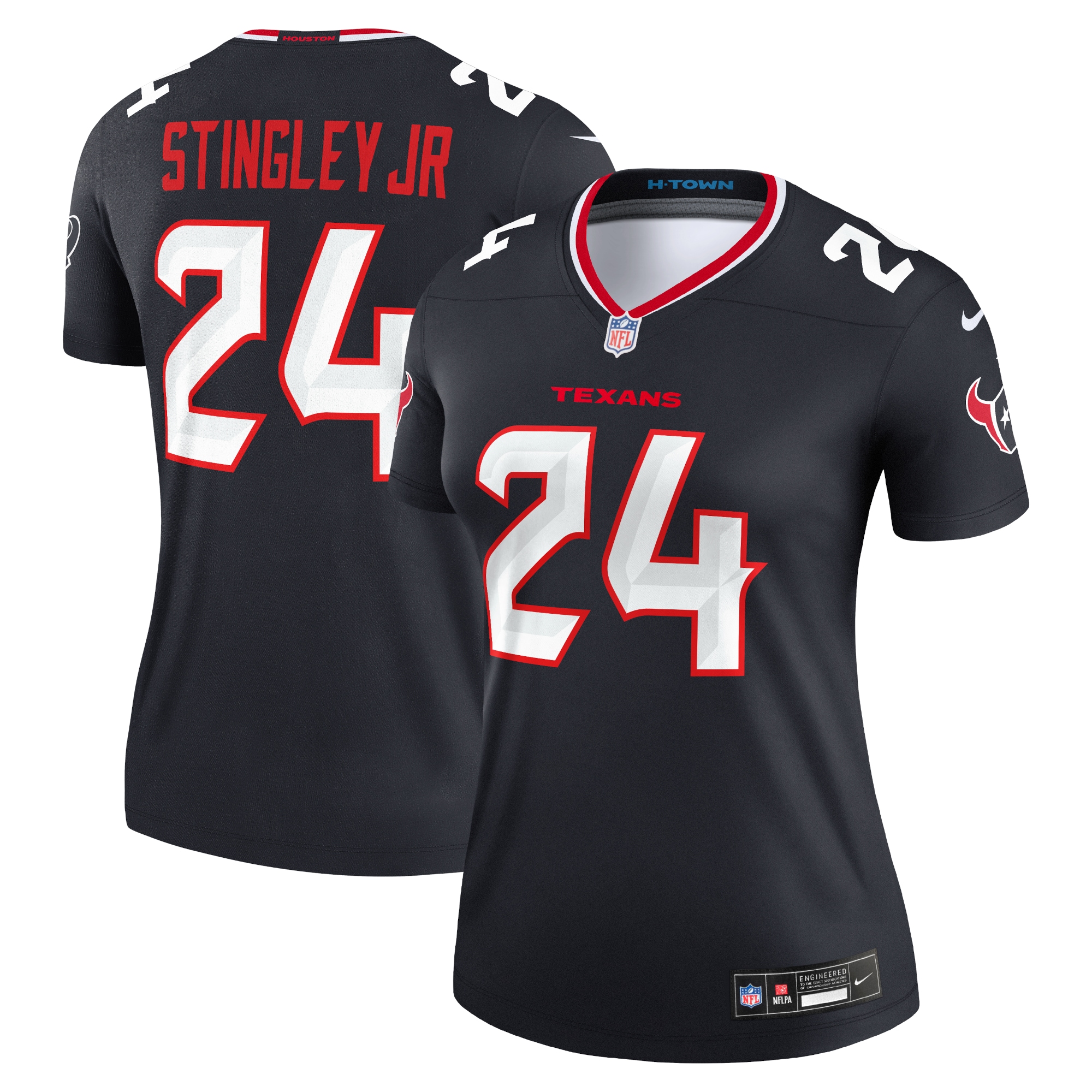 Houston Texans Derek Stingley Jr. Navy Legend Player Performance Top NFL Jersey Women's