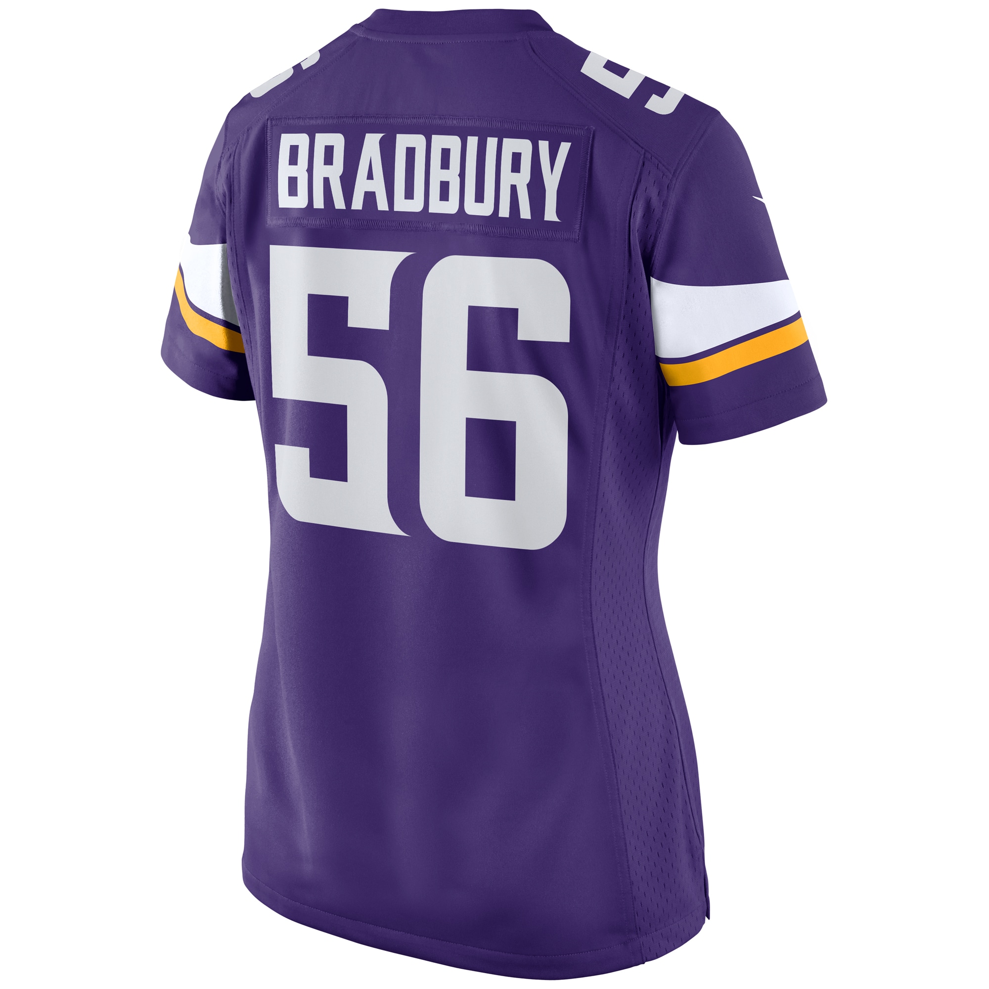 Minnesota Vikings Garrett Bradbury Purple Game NFL Jersey Women's