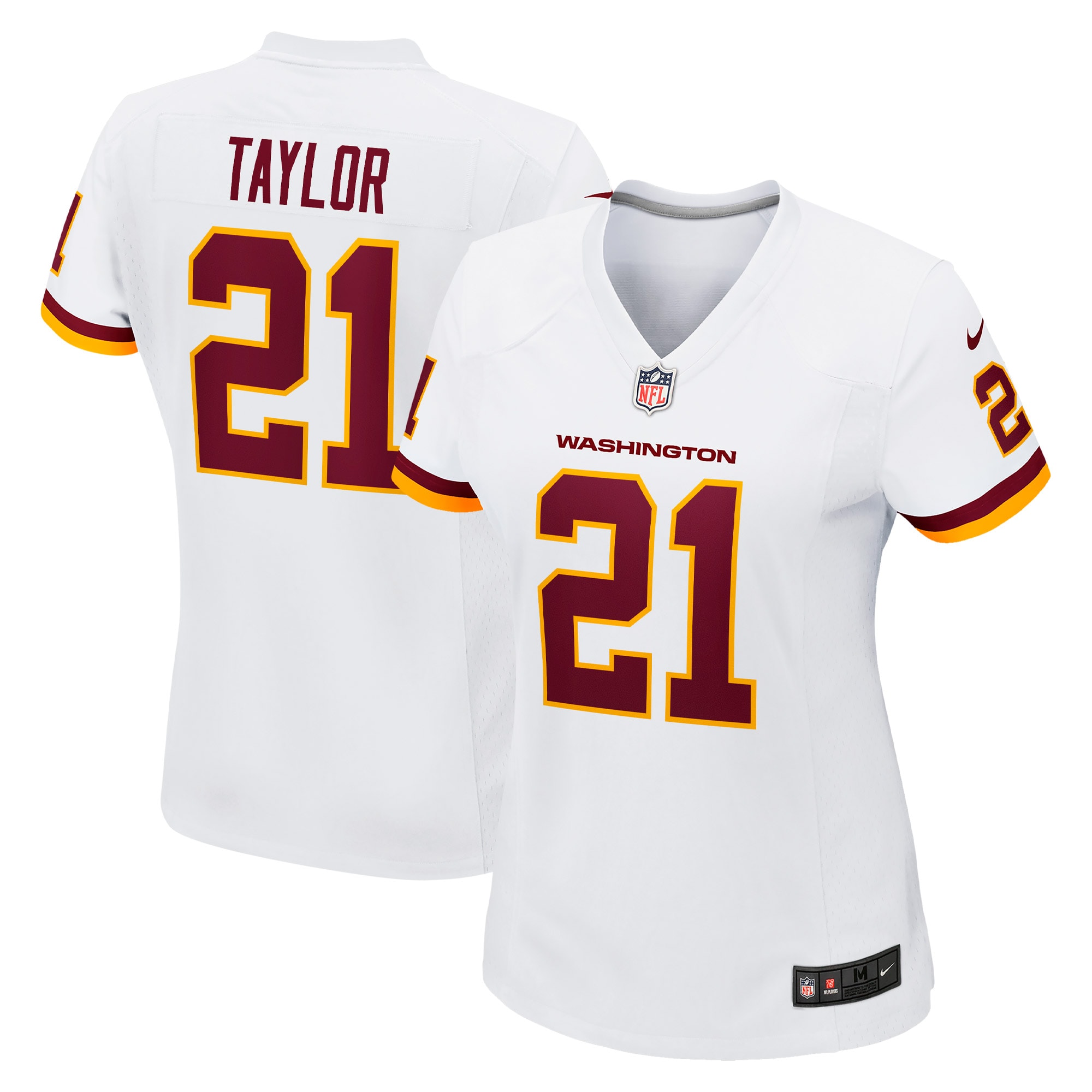 Washington Commanders Team Sean Taylor White Retired Player Game NFL Jersey Women's