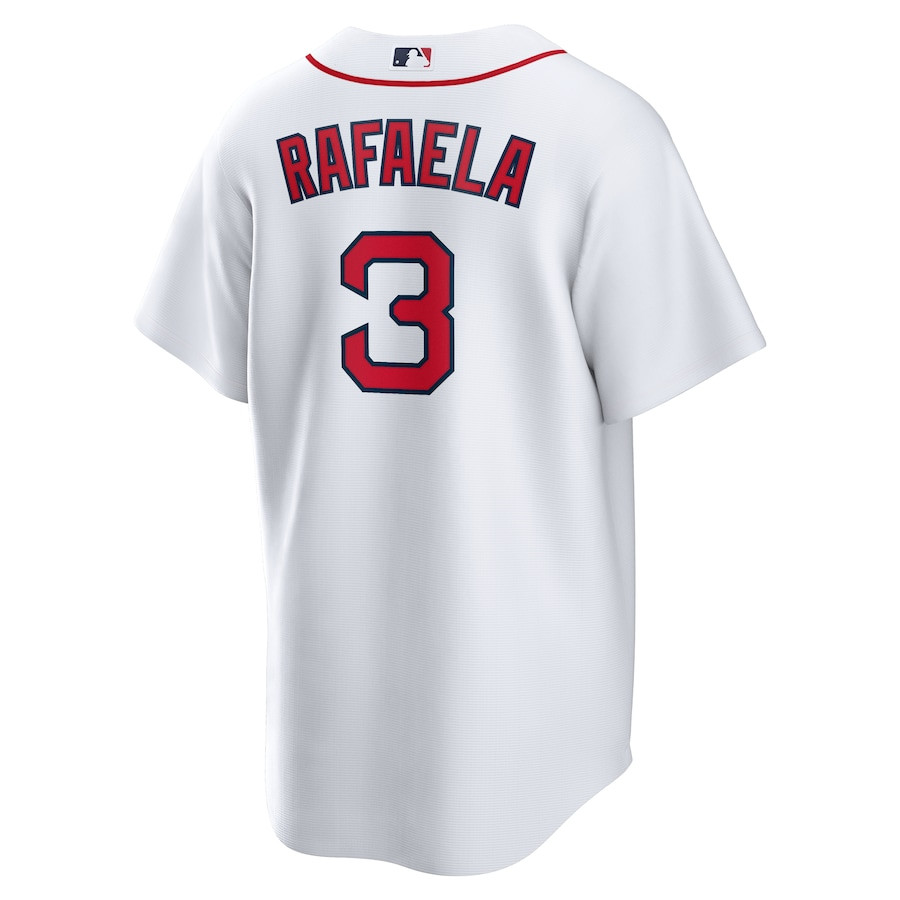 Ceddanne Rafaela 3 Boston Red Sox Home White MLB Jersey Men's