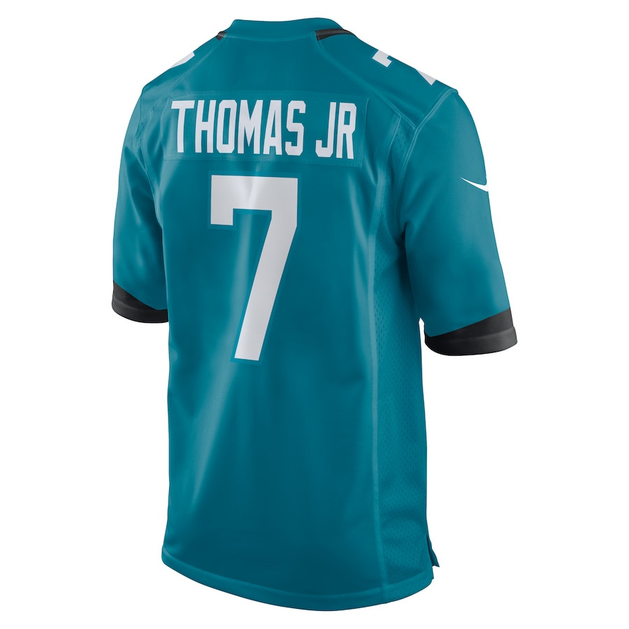 Brian Thomas Jr. 7 Jacksonville Jaguars Player Game Teal NFL Jersey Men's