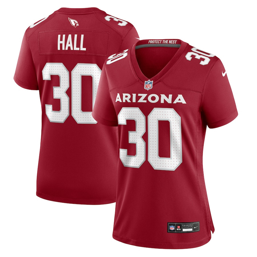 Darren Hall 30 Arizona Cardinals Game Cardinal NFL Jersey Women's