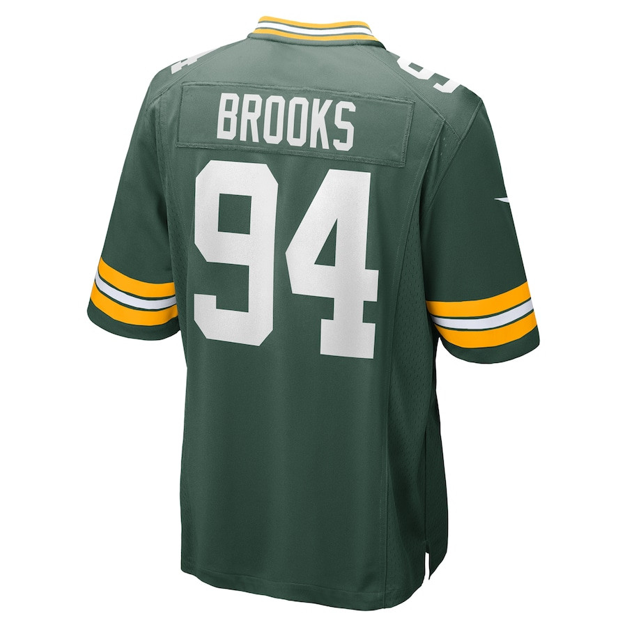 Karl Brooks 94 Green Bay Packers Game Green NFL Jersey Men's