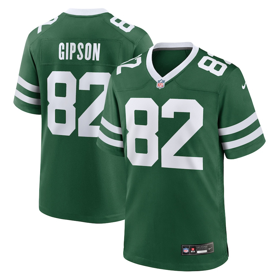 Xavier Gipson 82 New York Jets Team Game Legacy Green NFL Jersey Men's