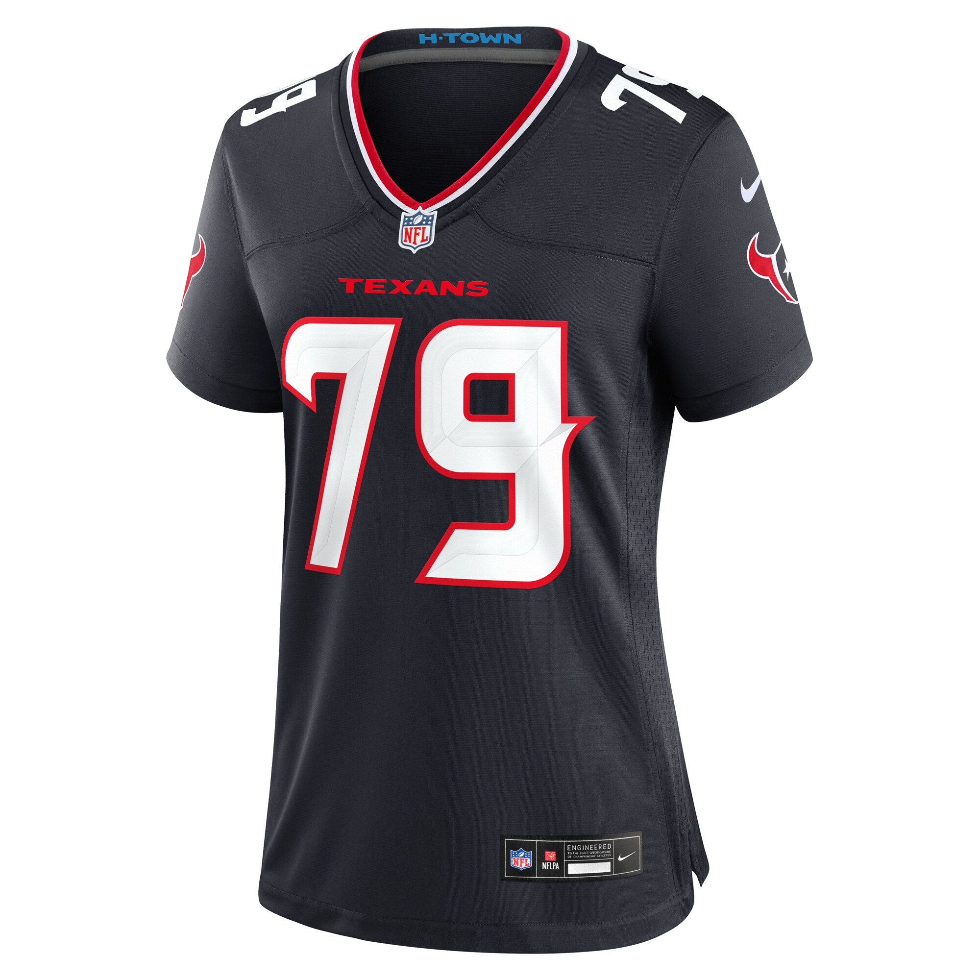 Houston Texans Tremayne Anchrum Jr. Navy Team Game NFL Jersey Women's
