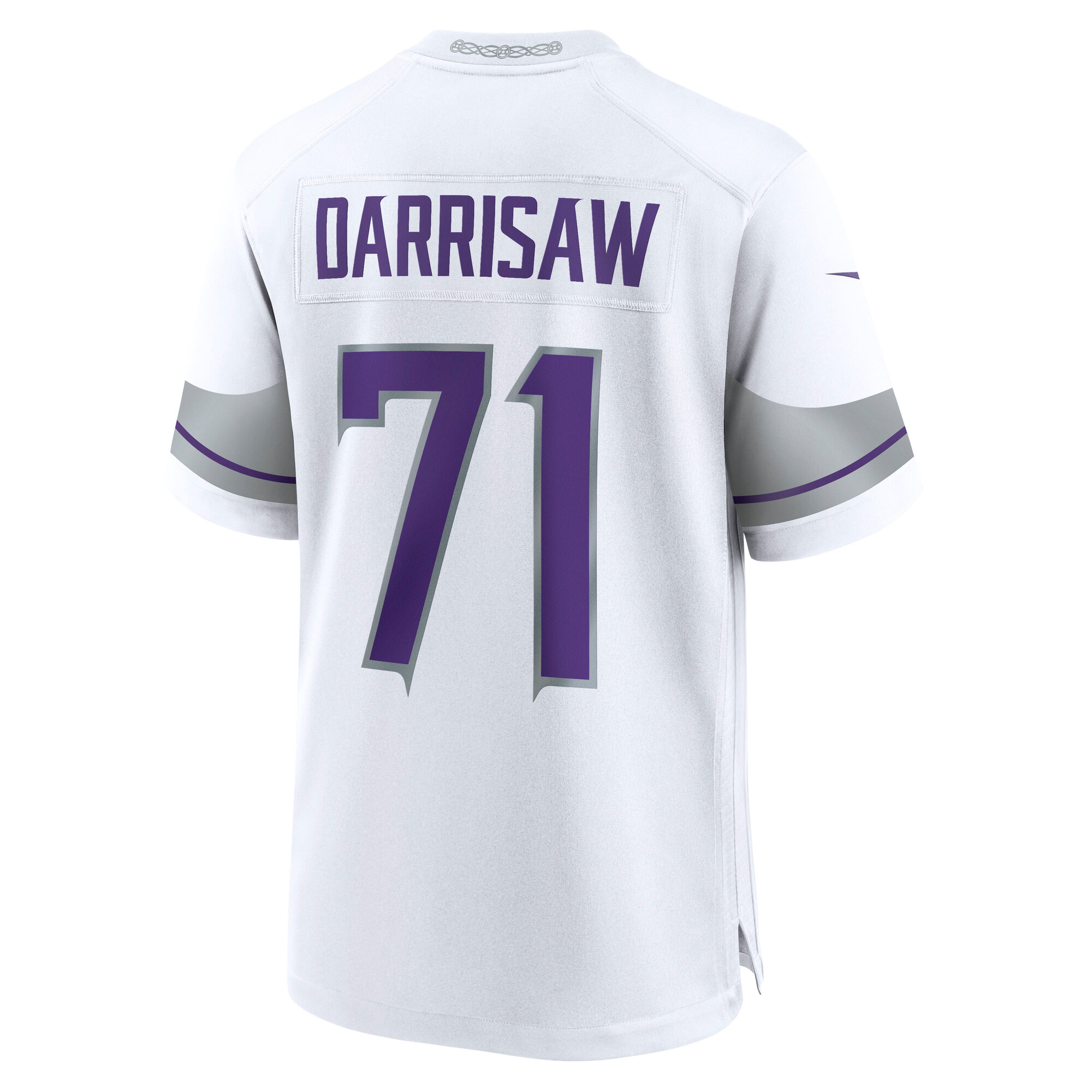 Minnesota Vikings Christian Darrisaw White Alternate Game NFL Jersey Men's