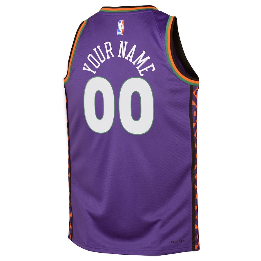 Phoenix Suns 2024/25 Swingman Custom City Edition Purple NBA Jersey Youth