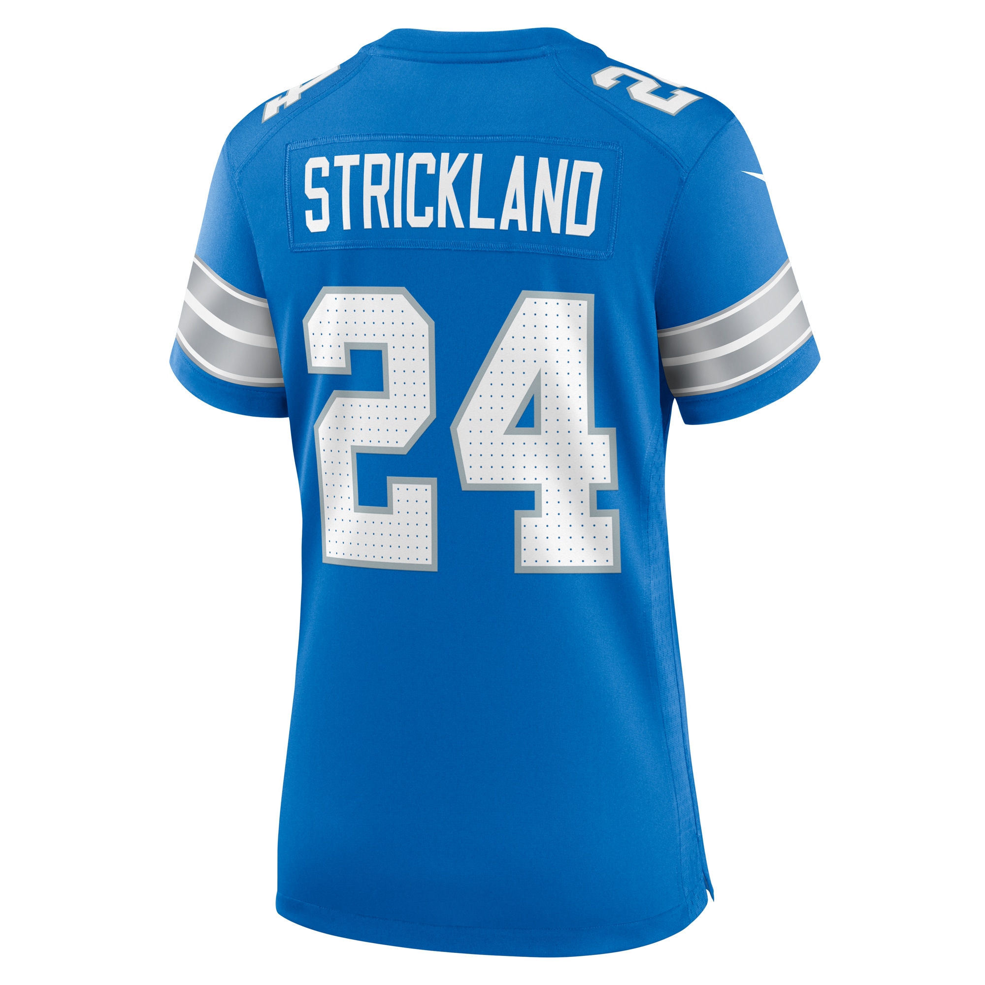 Detroit Lions Loren Strickland Blue Team Game NFL Jersey Women's