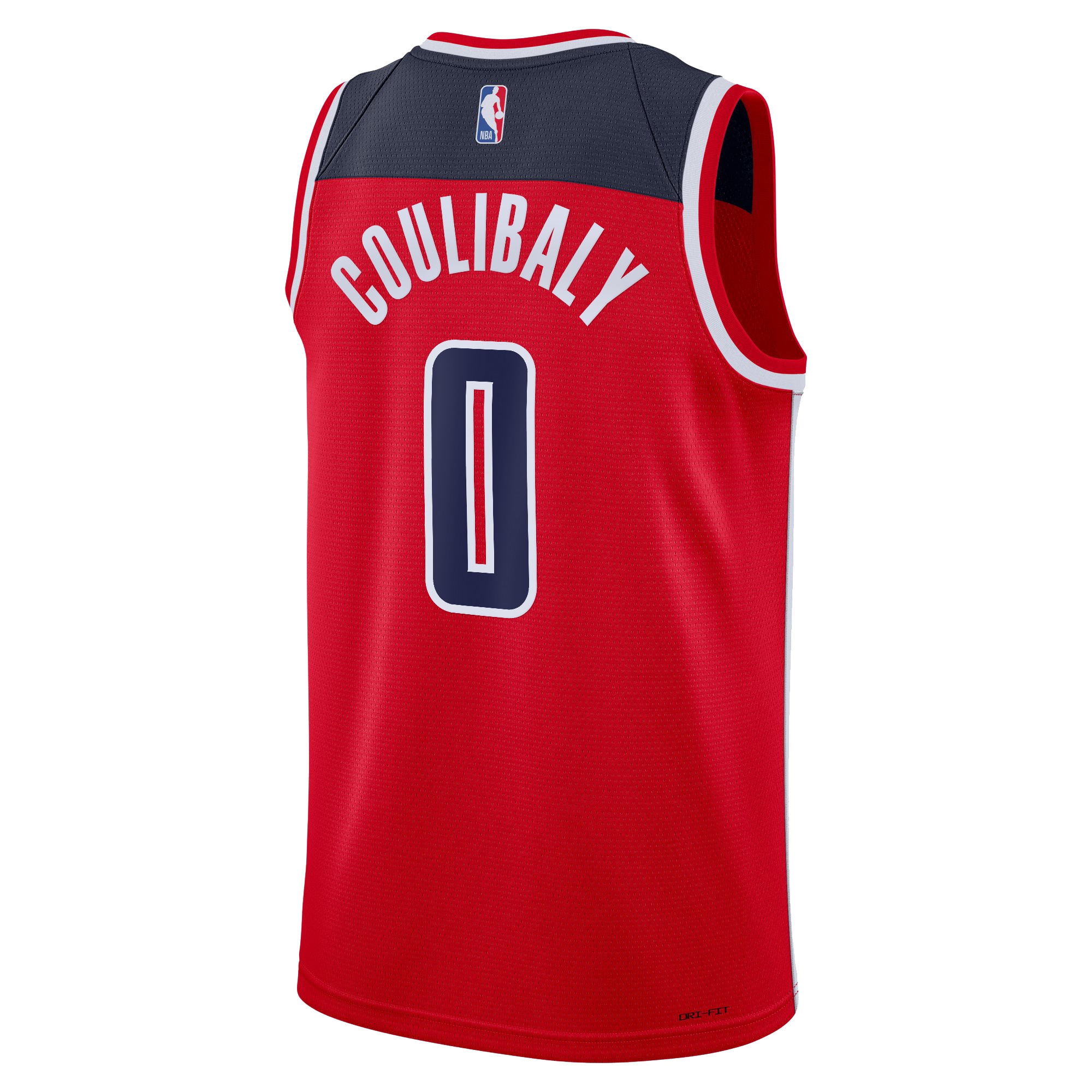 Camiseta Icon Swingman de los Washington Wizards Personalizada Bilal Coulibaly 0 NBA Jersey Men's