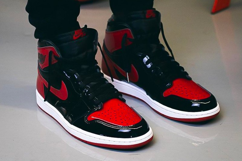 Air Jordan 1 Retro High OG Patent Bred 555088-063