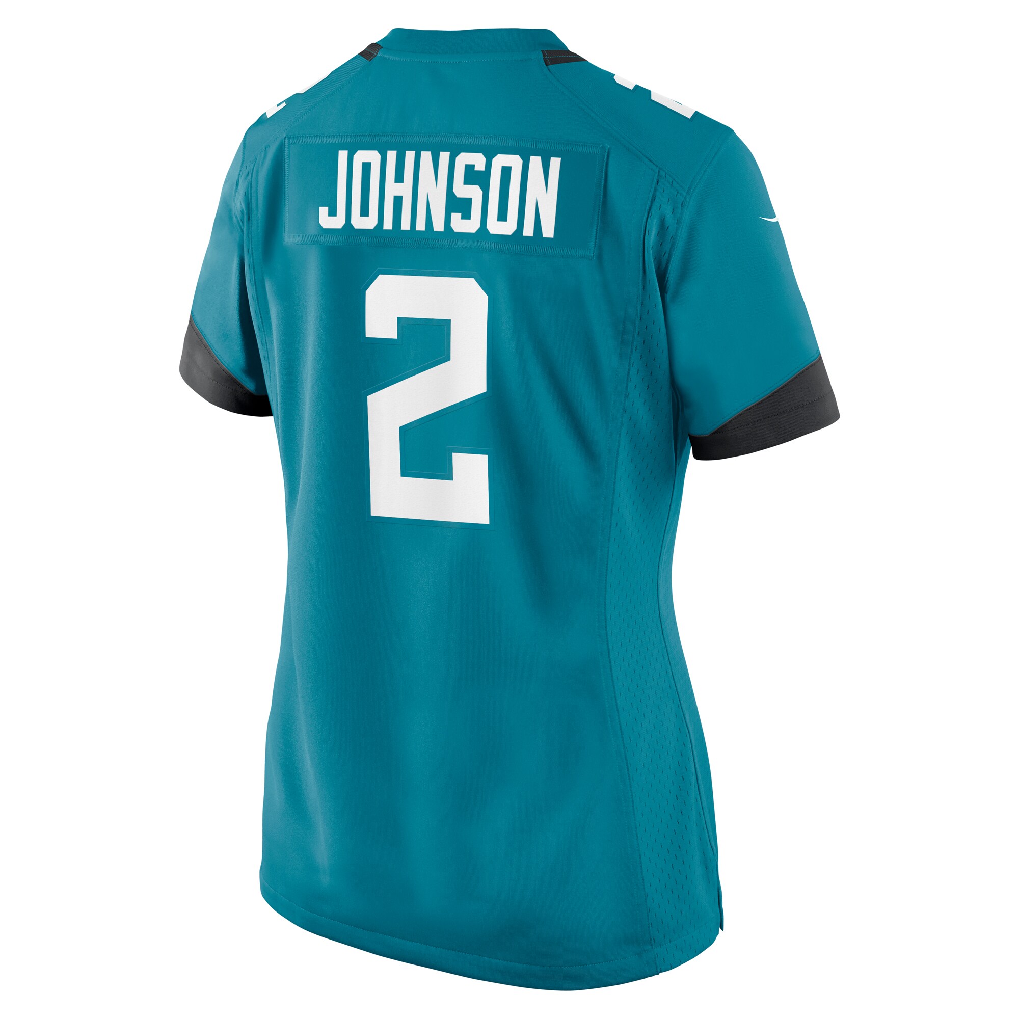 Jacksonville Jaguars D'Ernest Johnson Teal Game NFL Jersey Women's