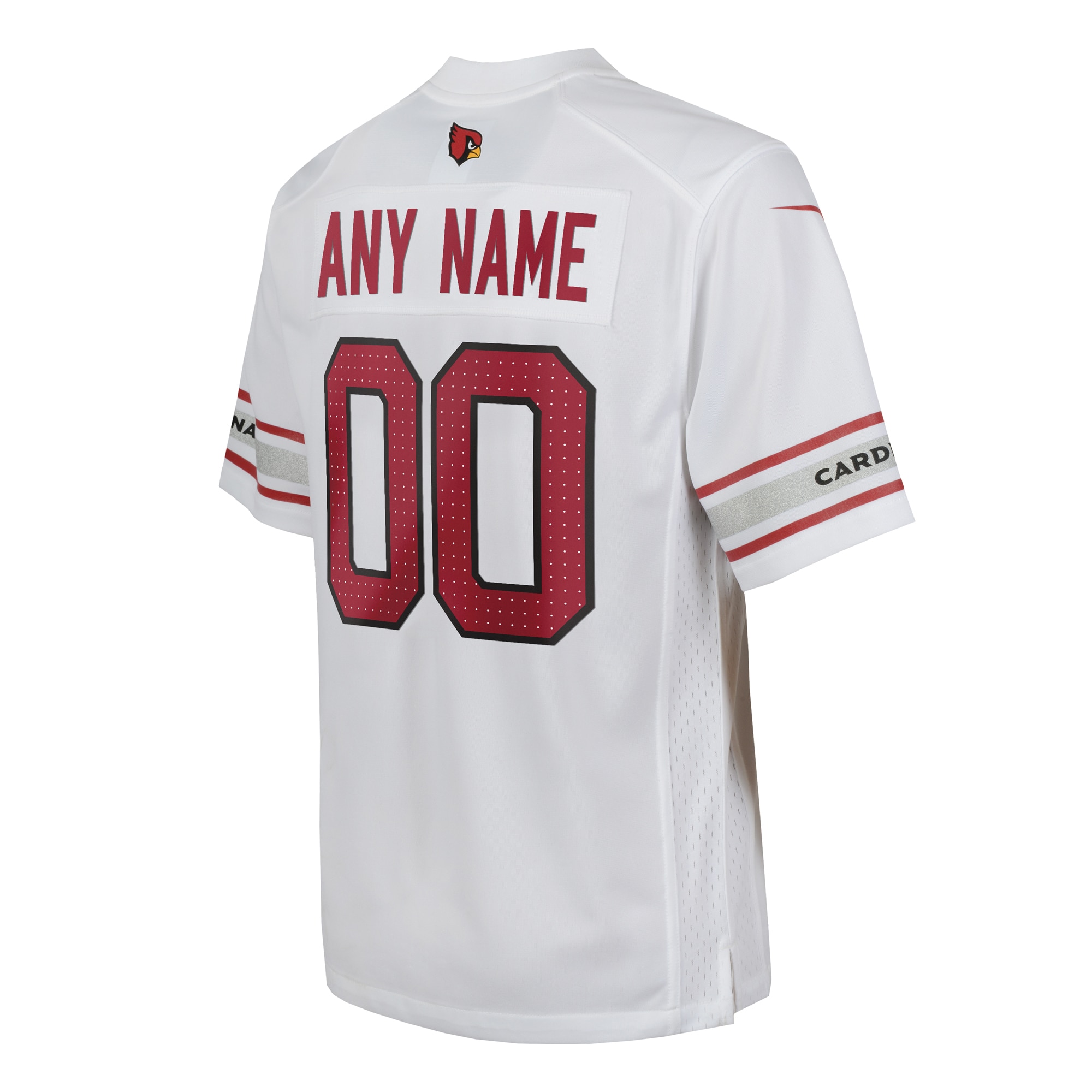 Arizona Cardinals White Custom Game NFL Jersey Youth