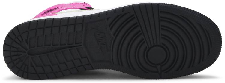 Air Jordan 1 Mid SE GS Cyber Active Fuchsia CZ9835-100