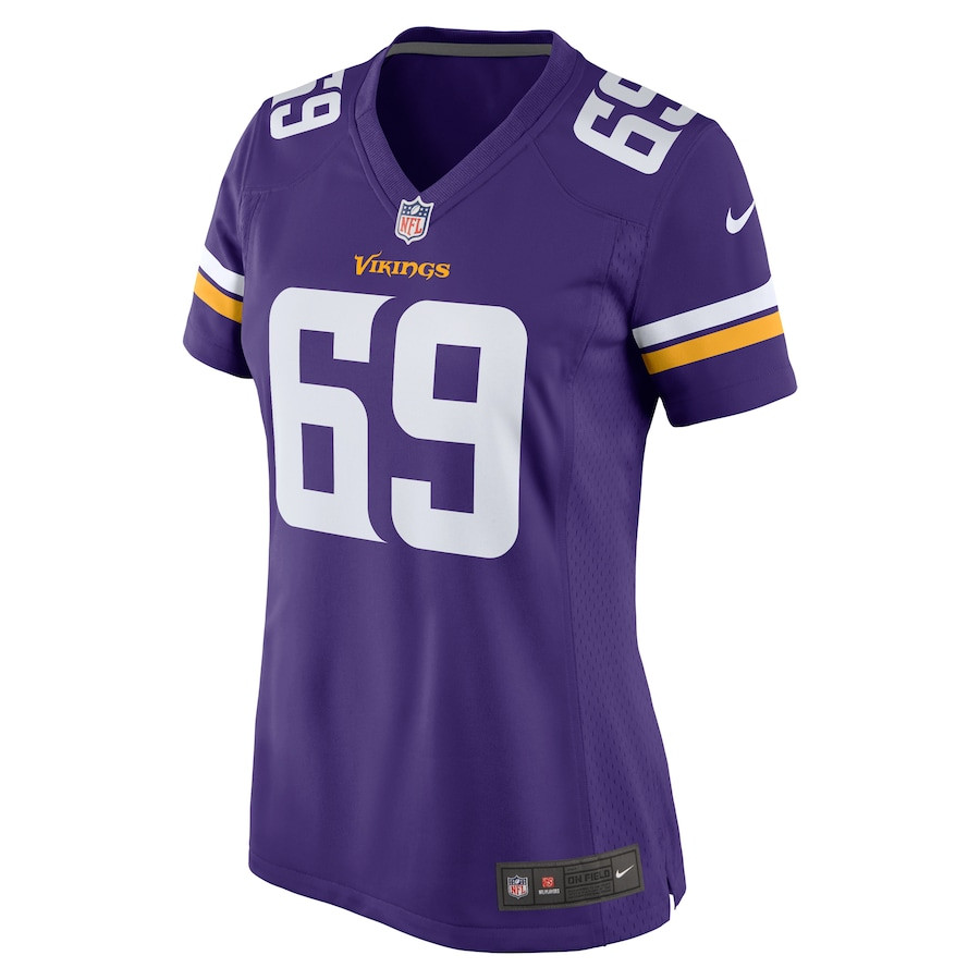 Dan Feeney 69 Minnesota Vikings Team Game Purple NFL Jersey Women's