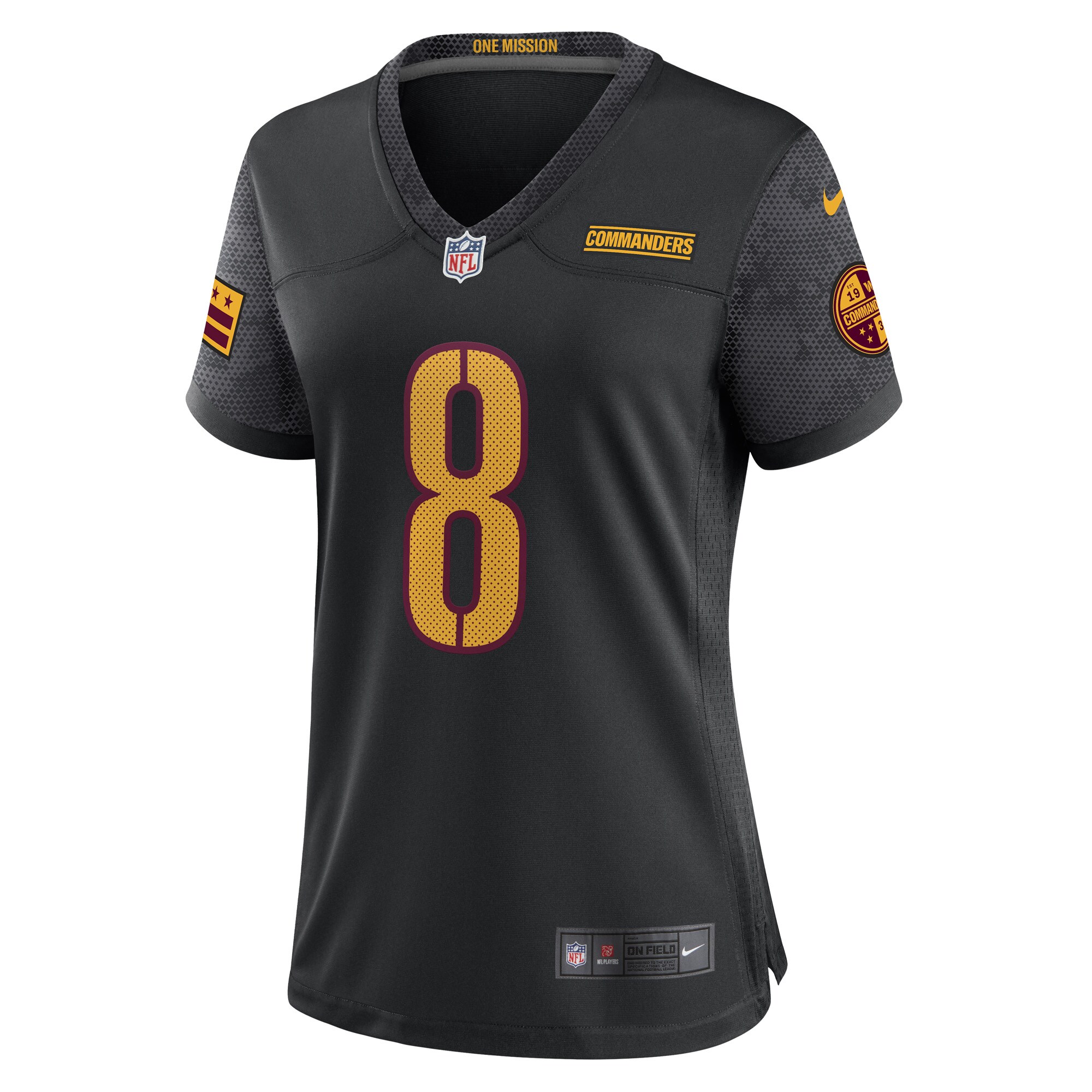 Washington Commanders Brian Robinson Jr. Black Player NFL Jersey Women's