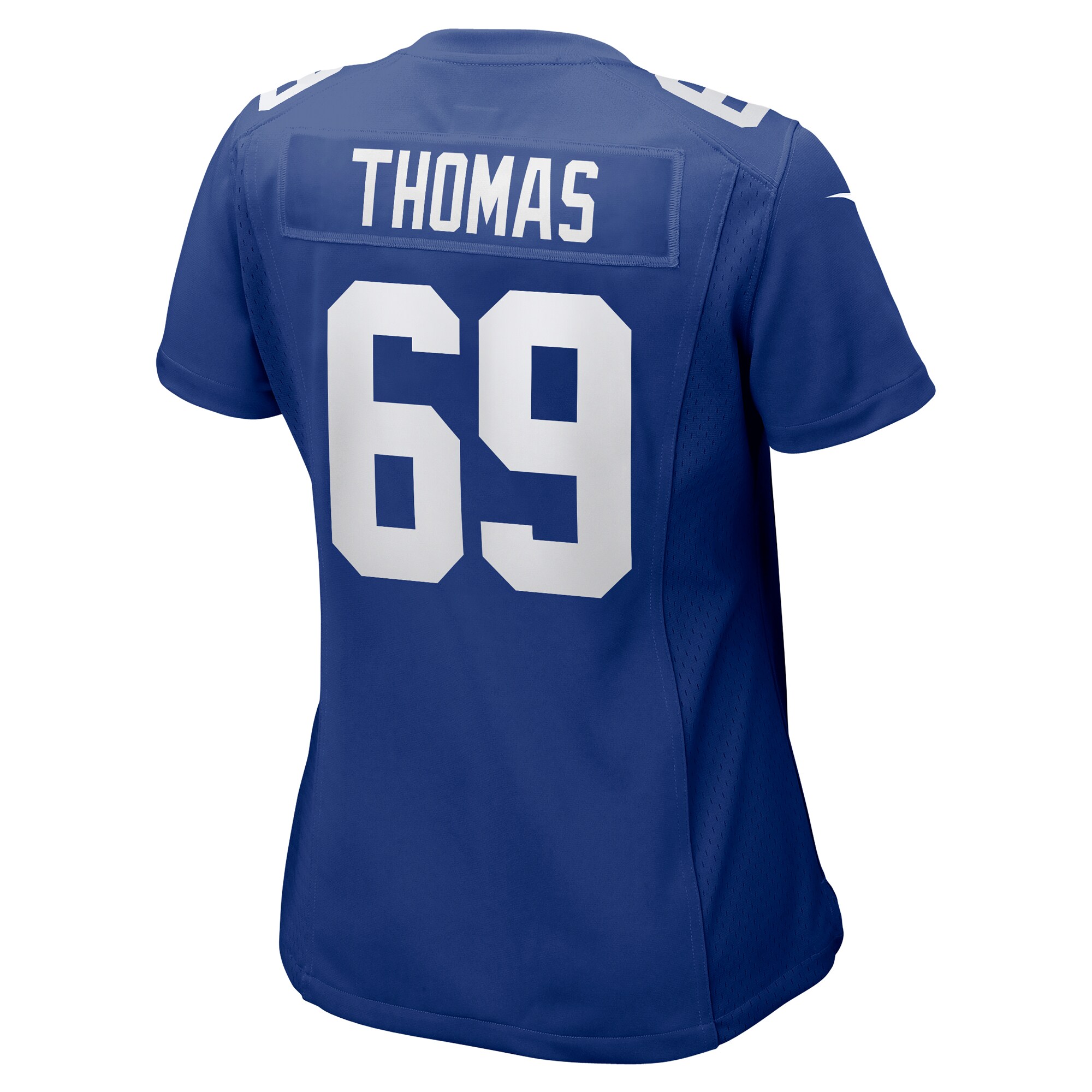 New York Giants Jaylon Thomas Royal Team Game NFL Jersey Women's