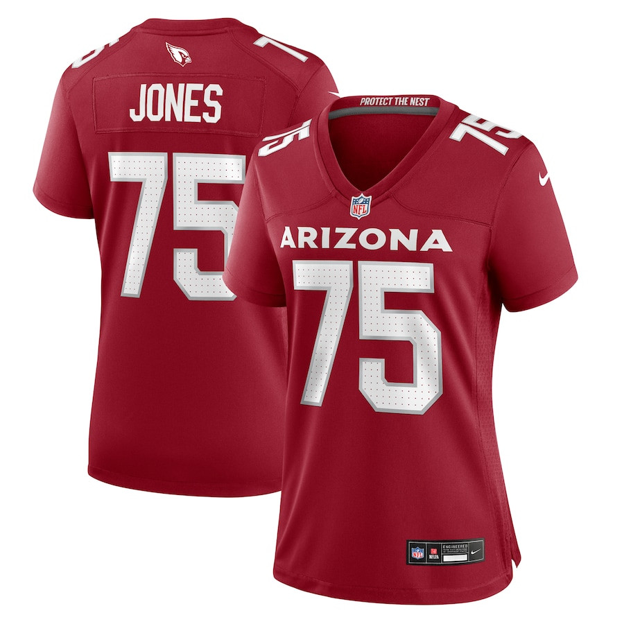 Christian Jones 75 Arizona Cardinals Game Cardinal NFL Jersey Women's