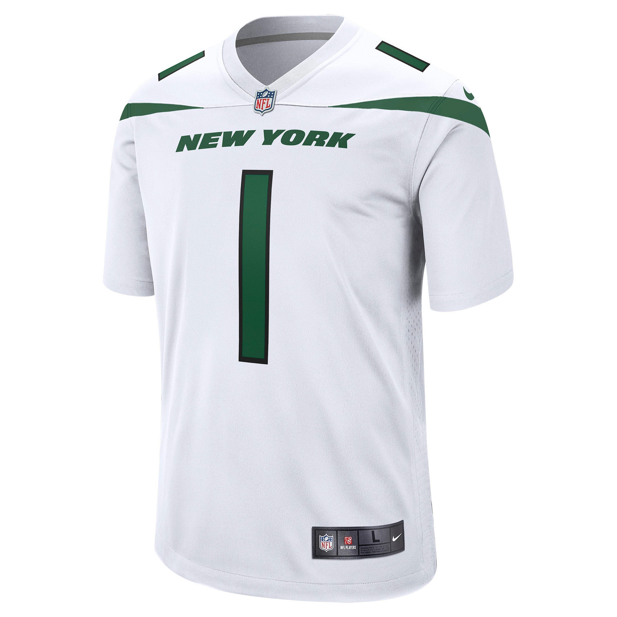 New York Jets Ahmad Sauce Gardner White Player Game NFL Jersey Men's