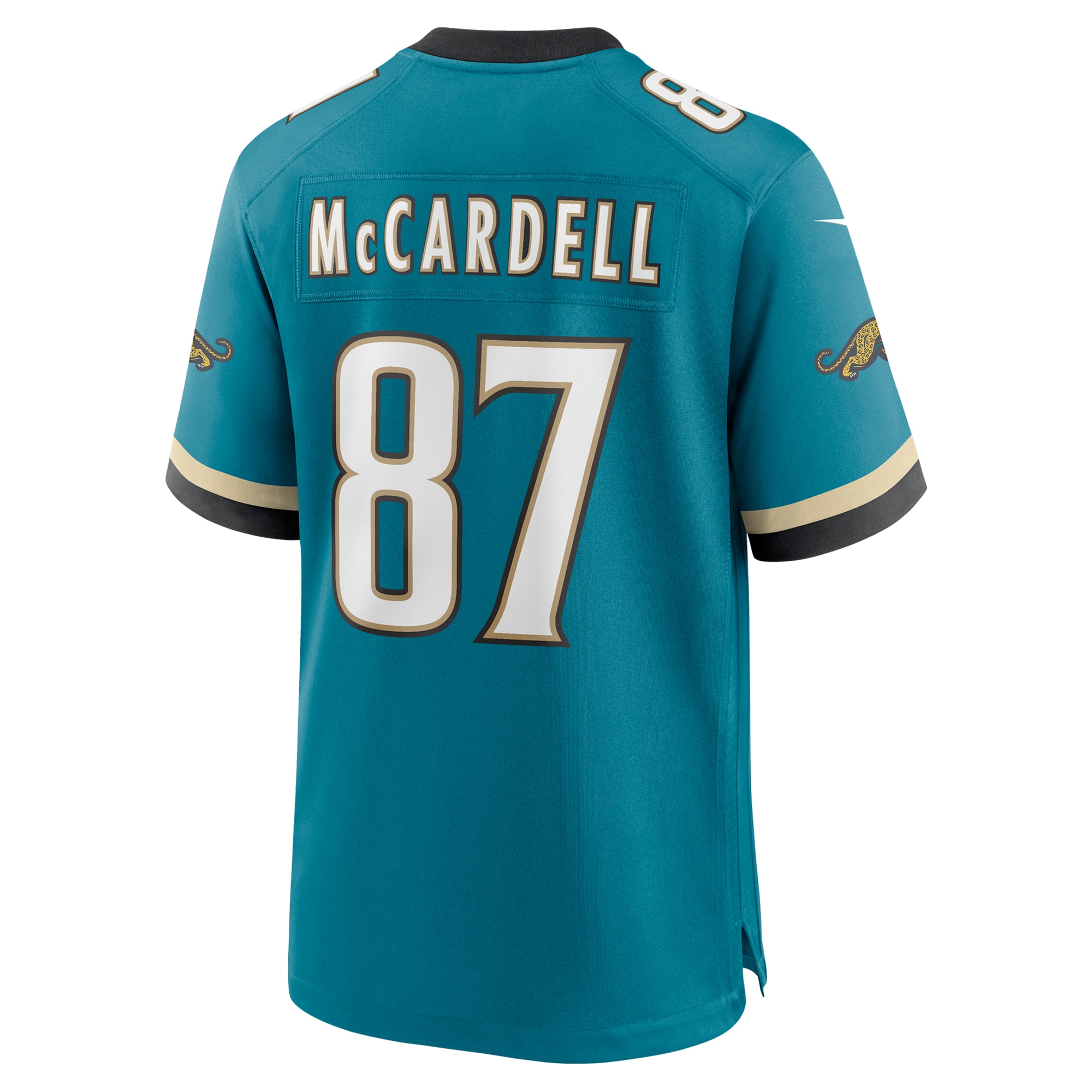 Jacksonville Jaguars Keenan McCardell Teal Prowler Throwback Retired Player Game NFL Jersey Men's