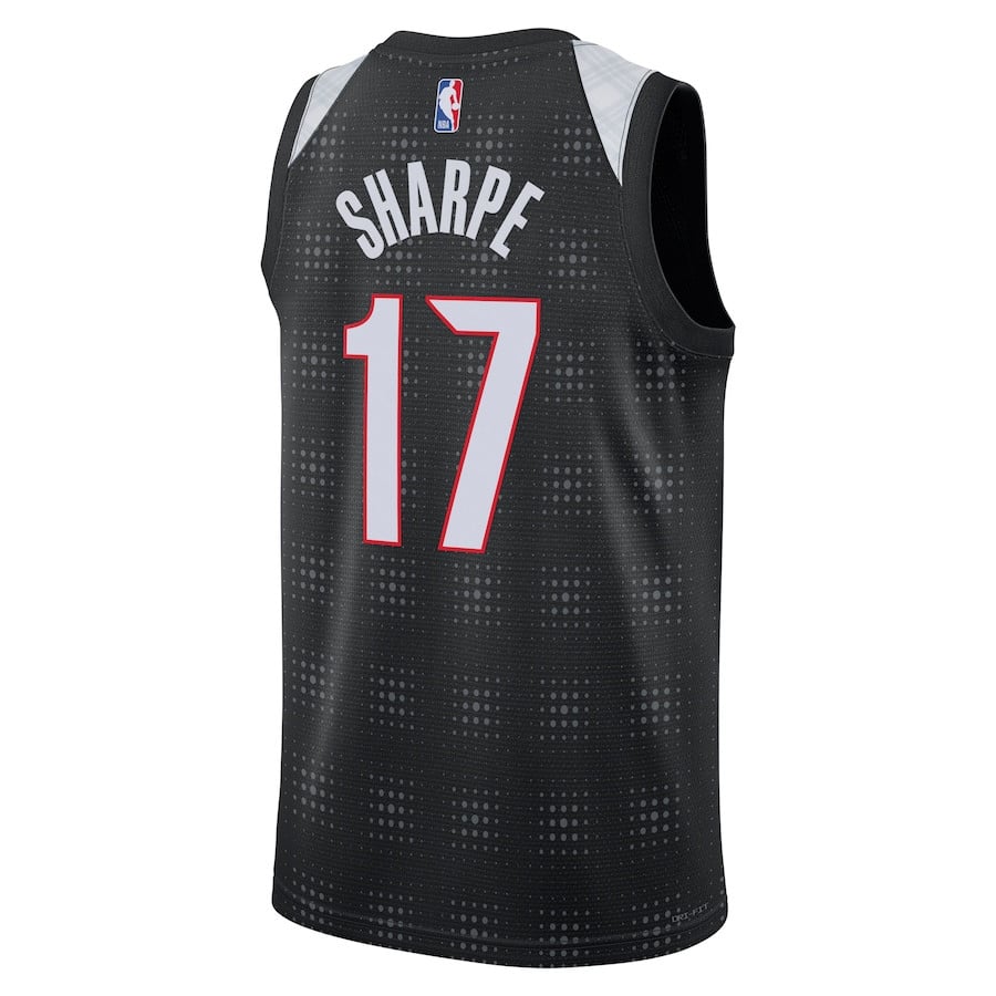 Shaedon Sharpe 17 Portland Trail Blazers Unisex 2024/25 Swingman Player City Edition Black NBA Jersey Unisex
