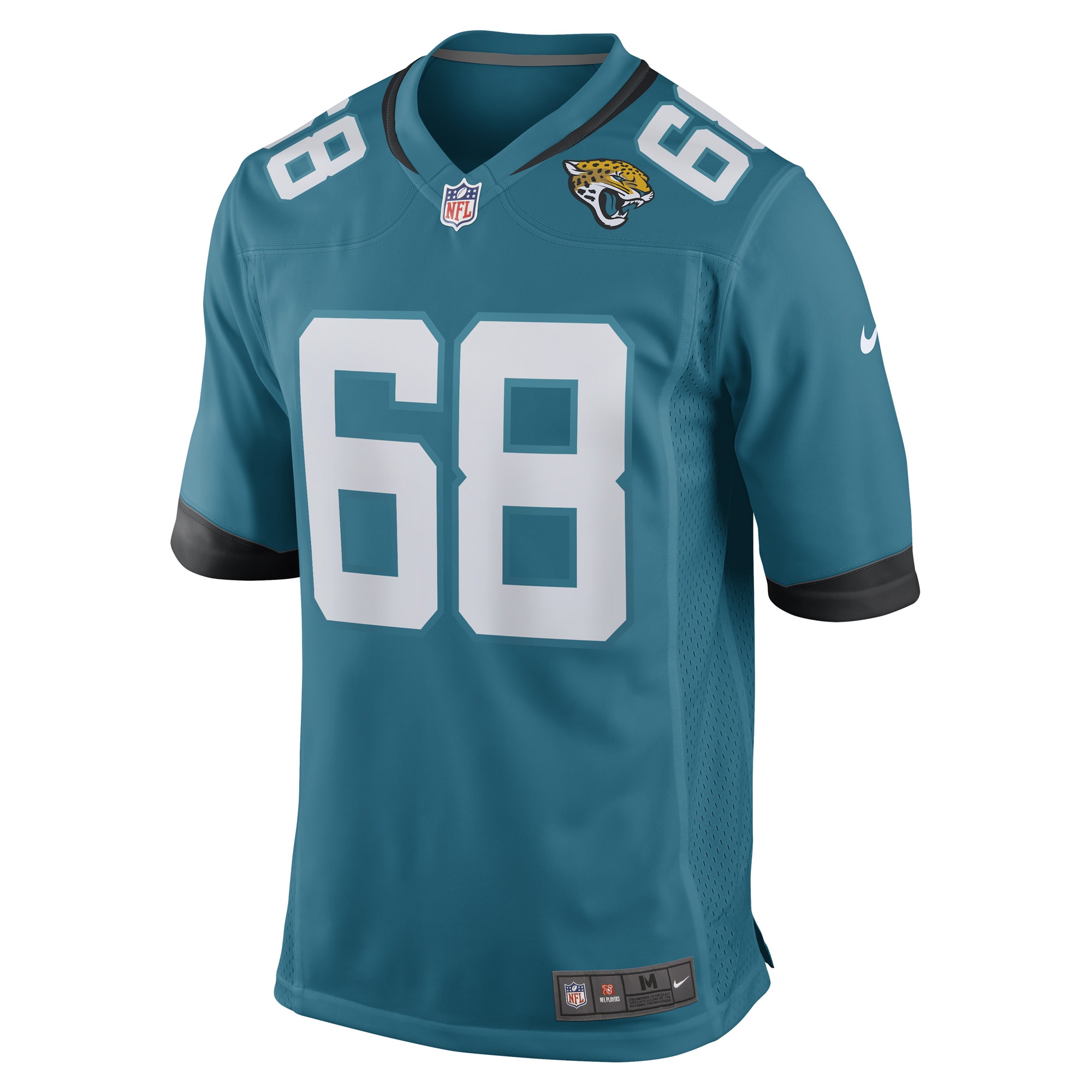 Jacksonville Jaguars Brandon Scherff Teal Game Player NFL Jersey Men's