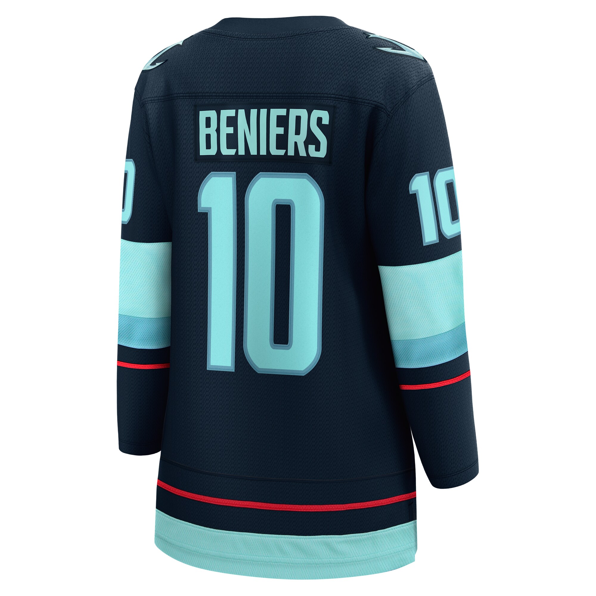 Seattle Kraken Matty Beniers Deep Sea Blue Home Breakaway Player NHL Jersey Women's