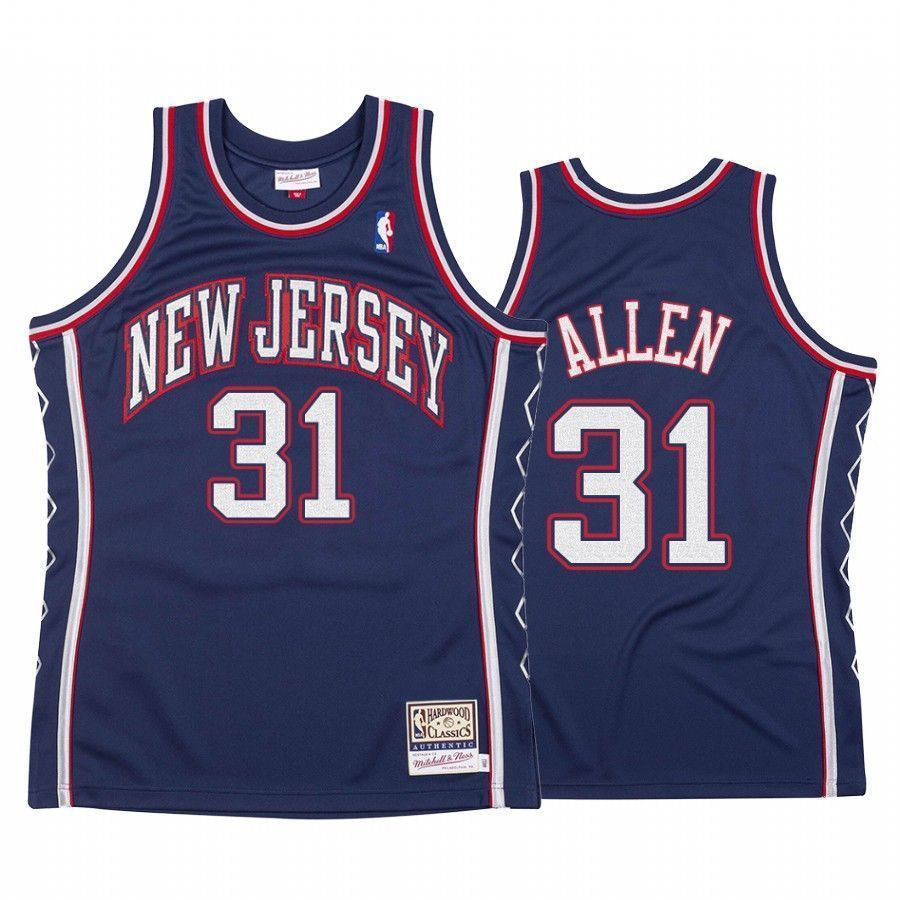 Brooklyn Nets Jarrett Allen 31 Hardwood Classics NBA Jersey Men's