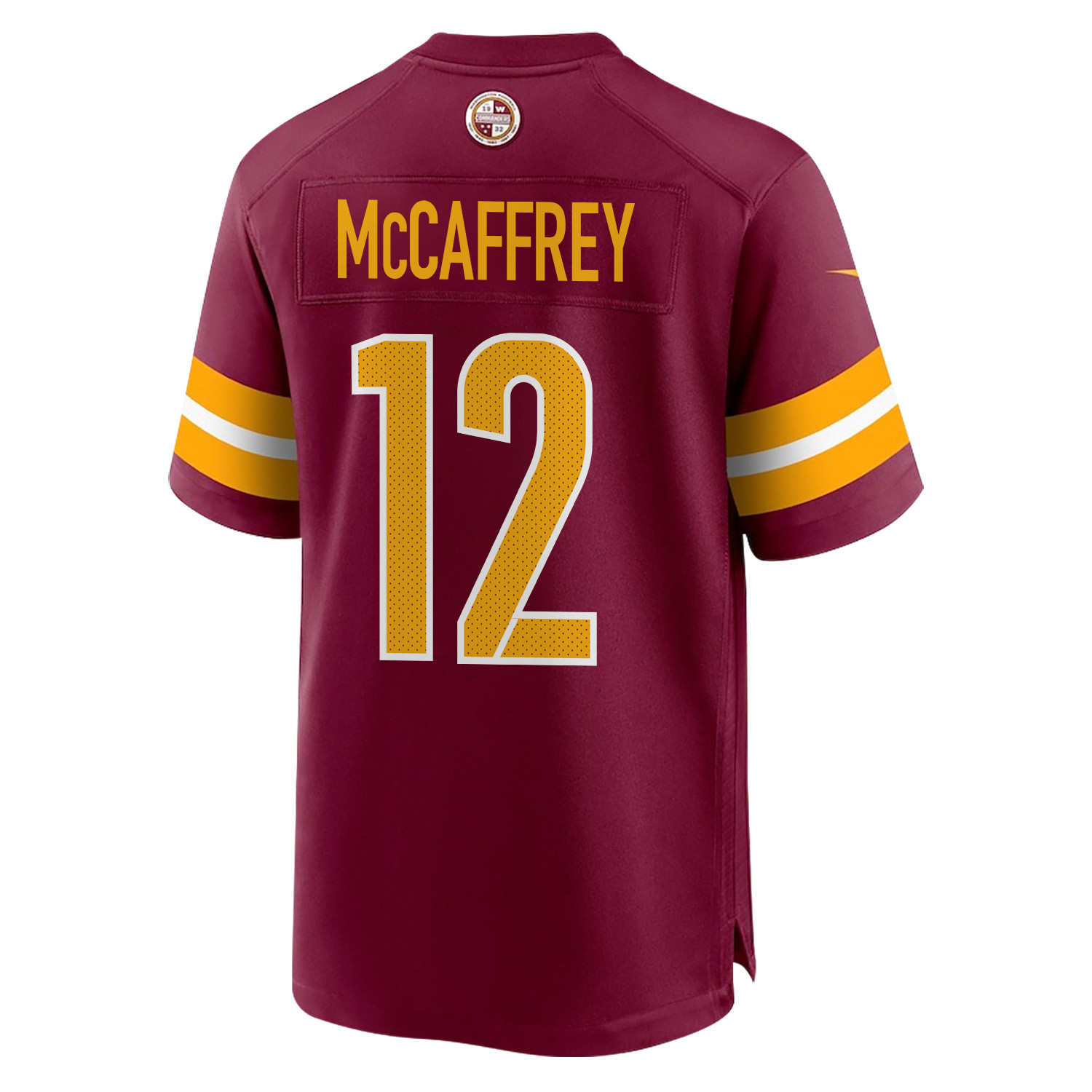 Luke McCaffrey 12 Washington Commanders Super Bowl LIX New Orleans Where Legends Are Made' EMBROIDERED Game Burgundy NFL Jersey Men's
