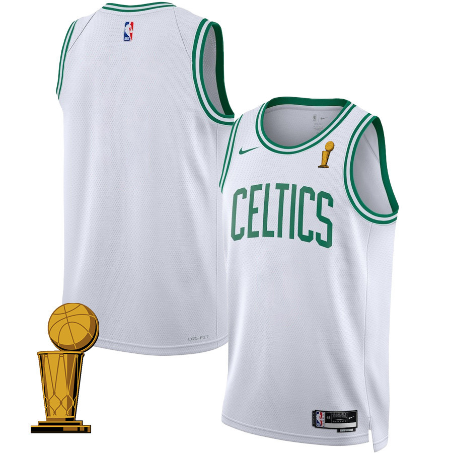 Boston Celtics 2024 FINALS CHAMPIONS Swingman Association Editio White NBA Jersey Men's