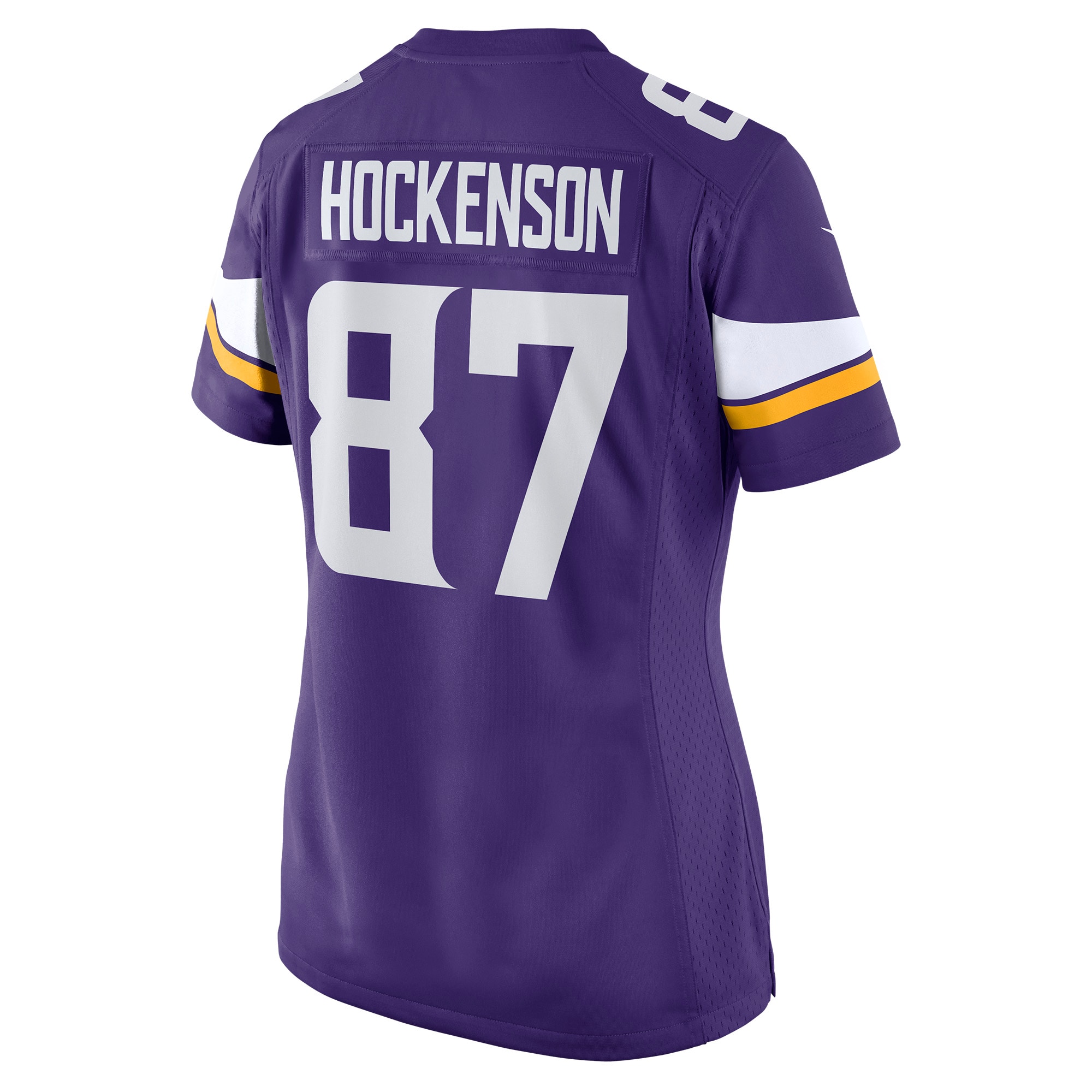 Minnesota Vikings T.J. Hockenson Purple Game Player NFL Jersey Women's