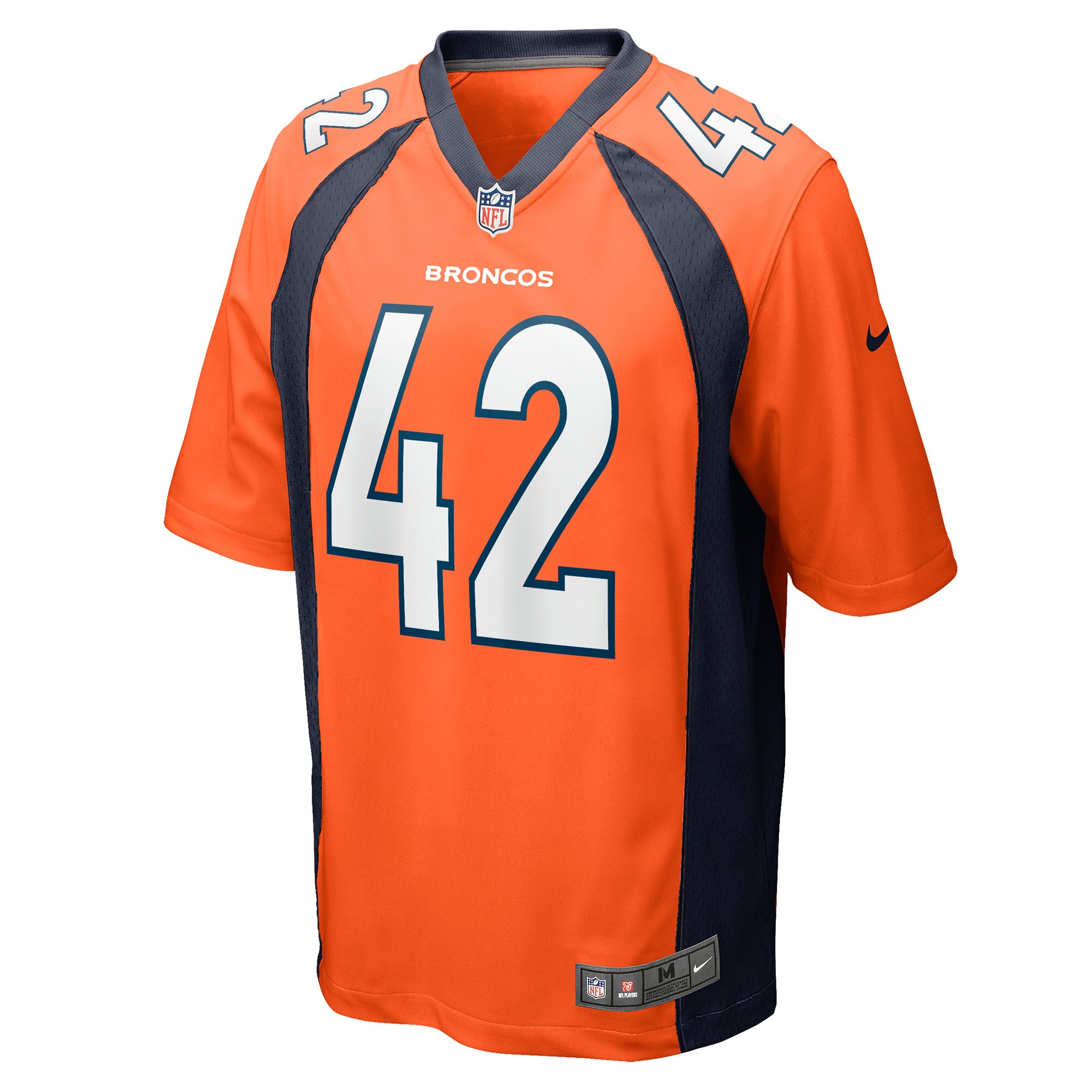 Denver Broncos Nik Bonitto Orange Game Player NFL Jersey Men's