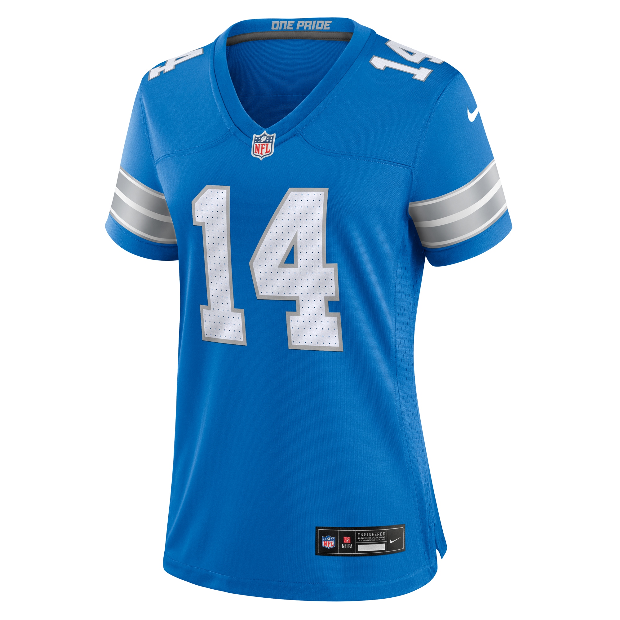 Detroit Lions Amon-Ra St. Brown Blue Team Game NFL Jersey Women's