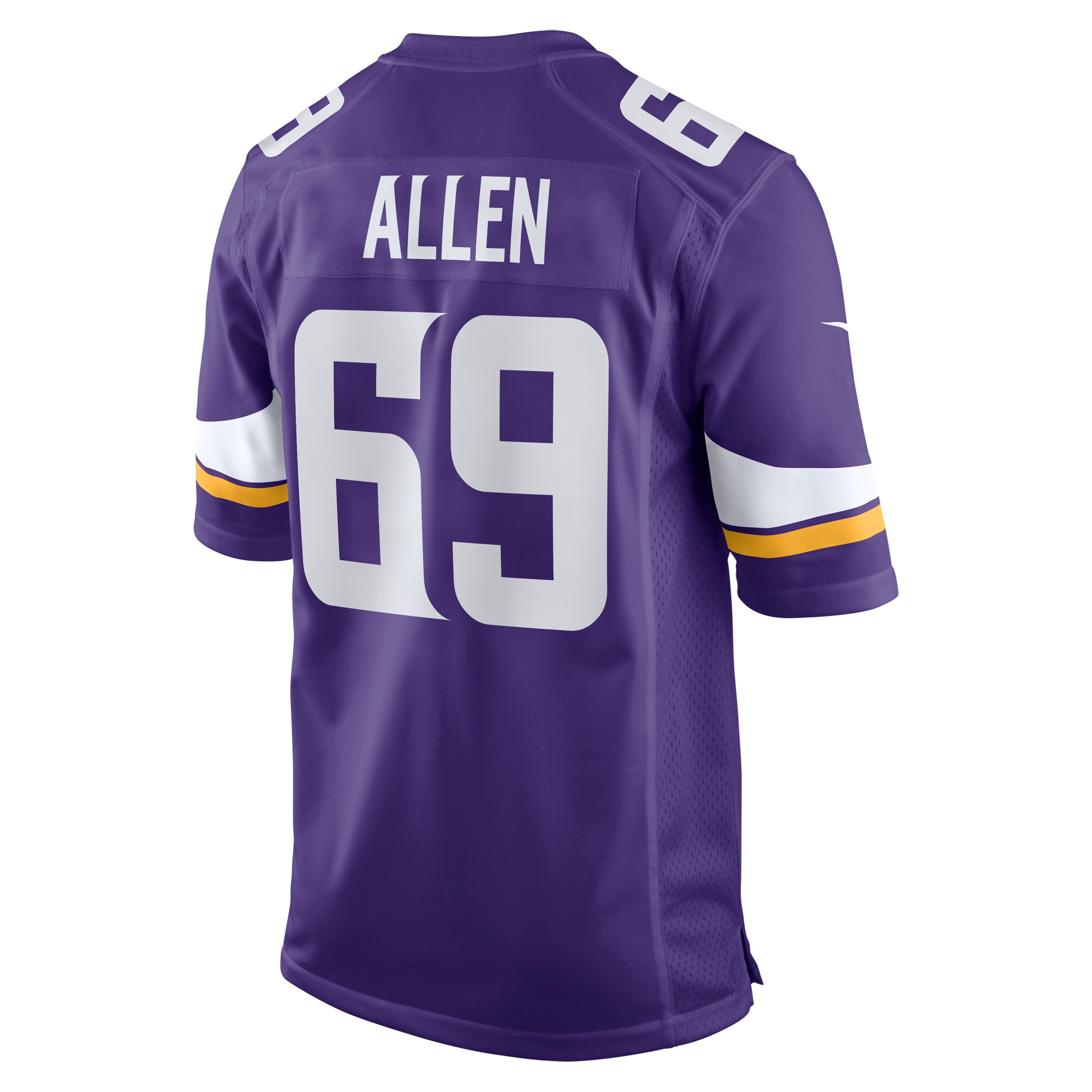 Minnesota Vikings Jared Allen Purple Retired Player Game NFL Jersey Men's