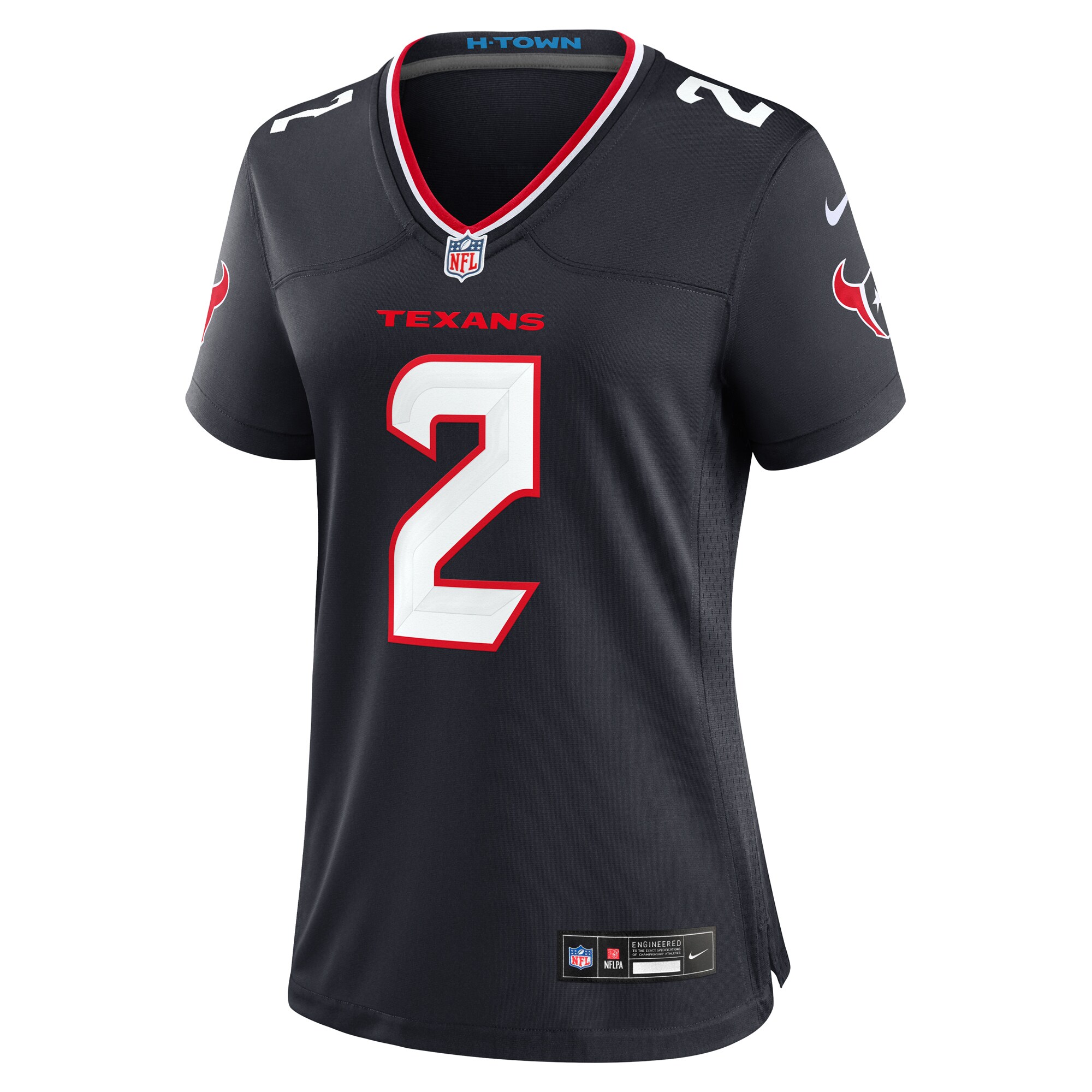 Houston Texans Robert Woods Navy Team Game NFL Jersey Women's