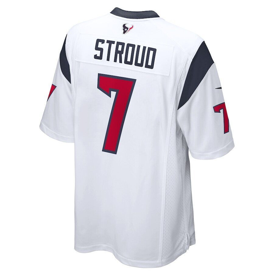 C.J. Stroud 7 Houston Texans The Chosen One Game White NFL Jersey Men's