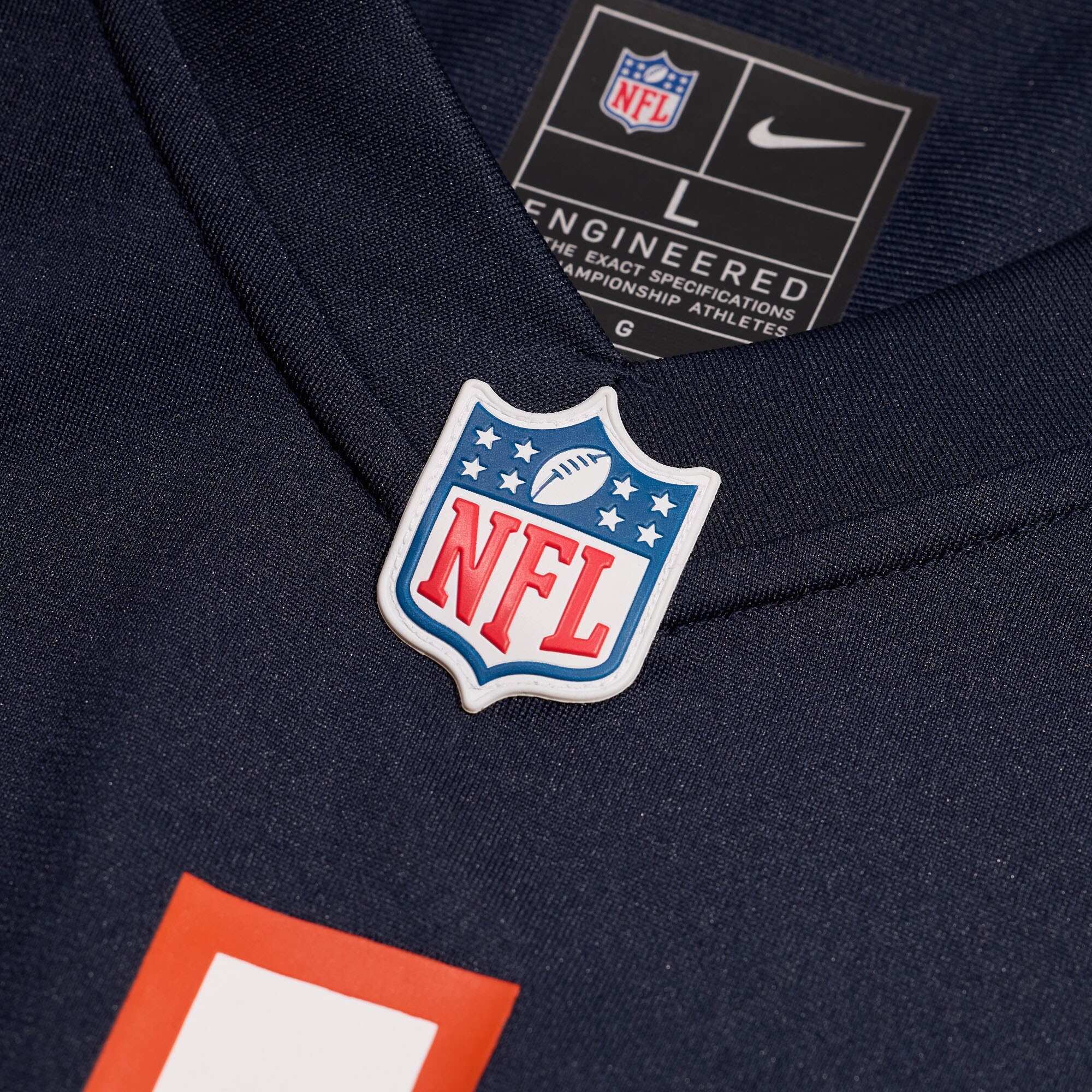 Chicago Bears Trenton Gill Navy Game Player NFL Jersey Men's