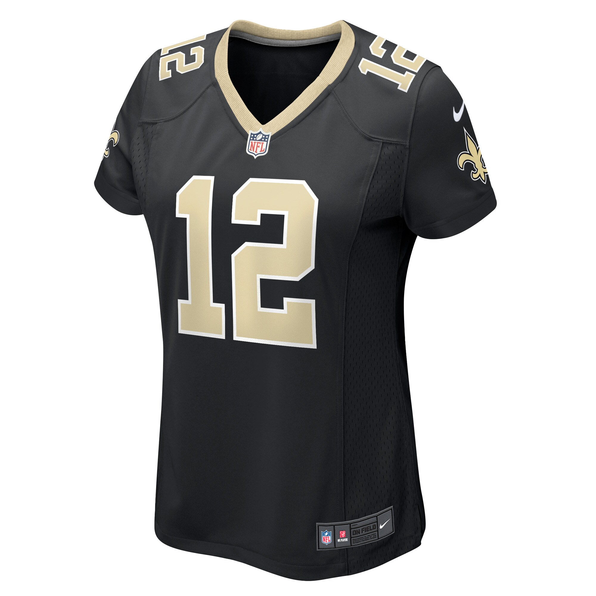 New Orleans Saints Chris Olave Black Game Player NFL Jersey Women's