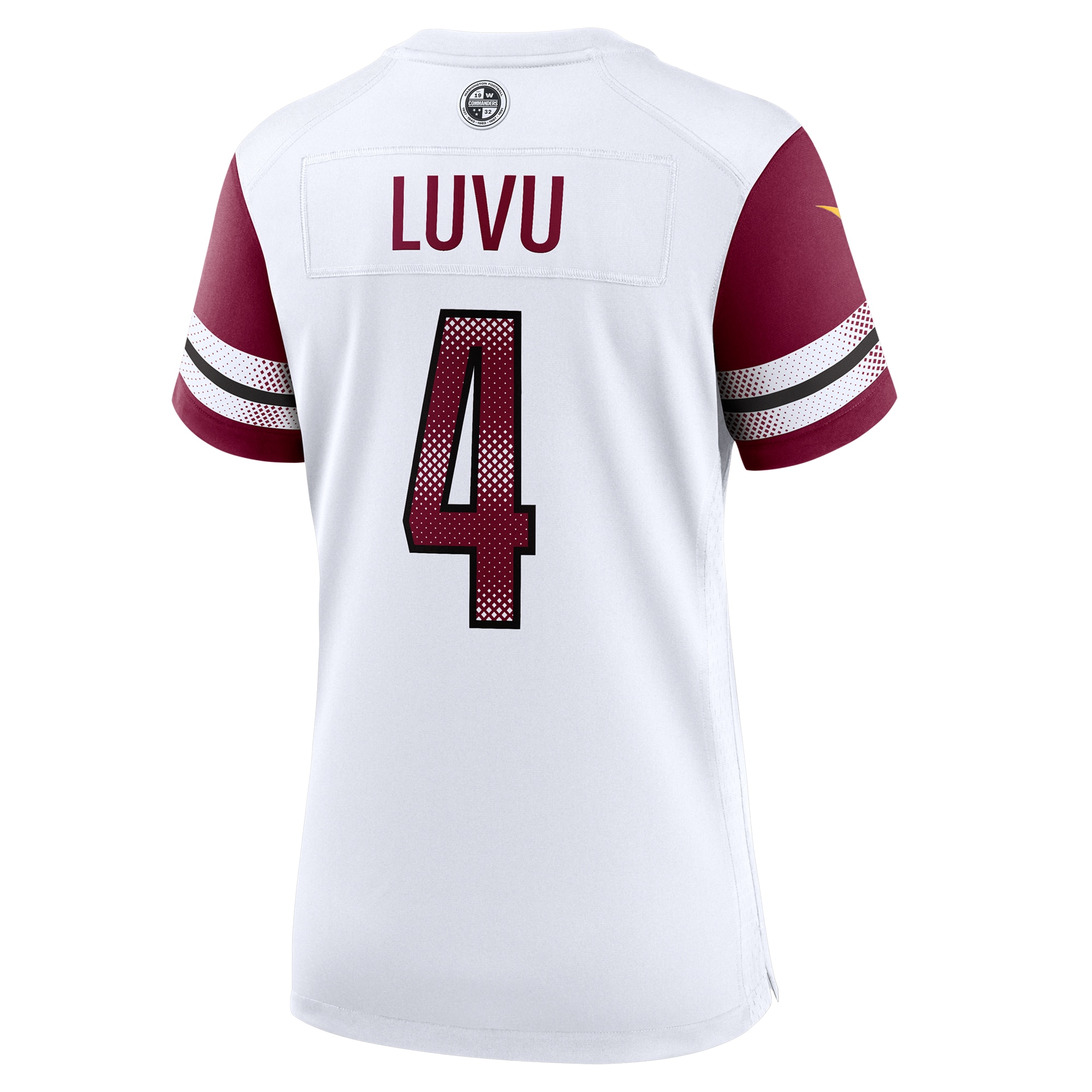 Washington Commanders Frankie Luvu White Game NFL Jersey Women's