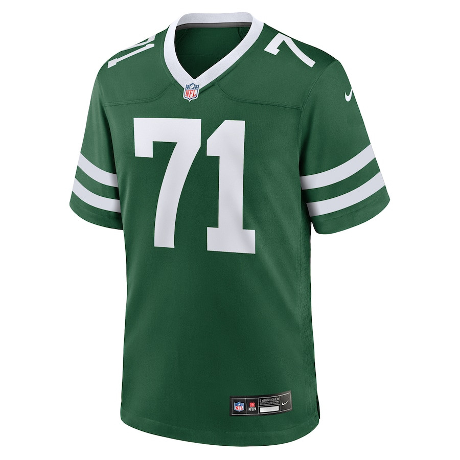 Wes Schweitzer 71 New York Jets Team Game Legacy Green NFL Jersey Men's