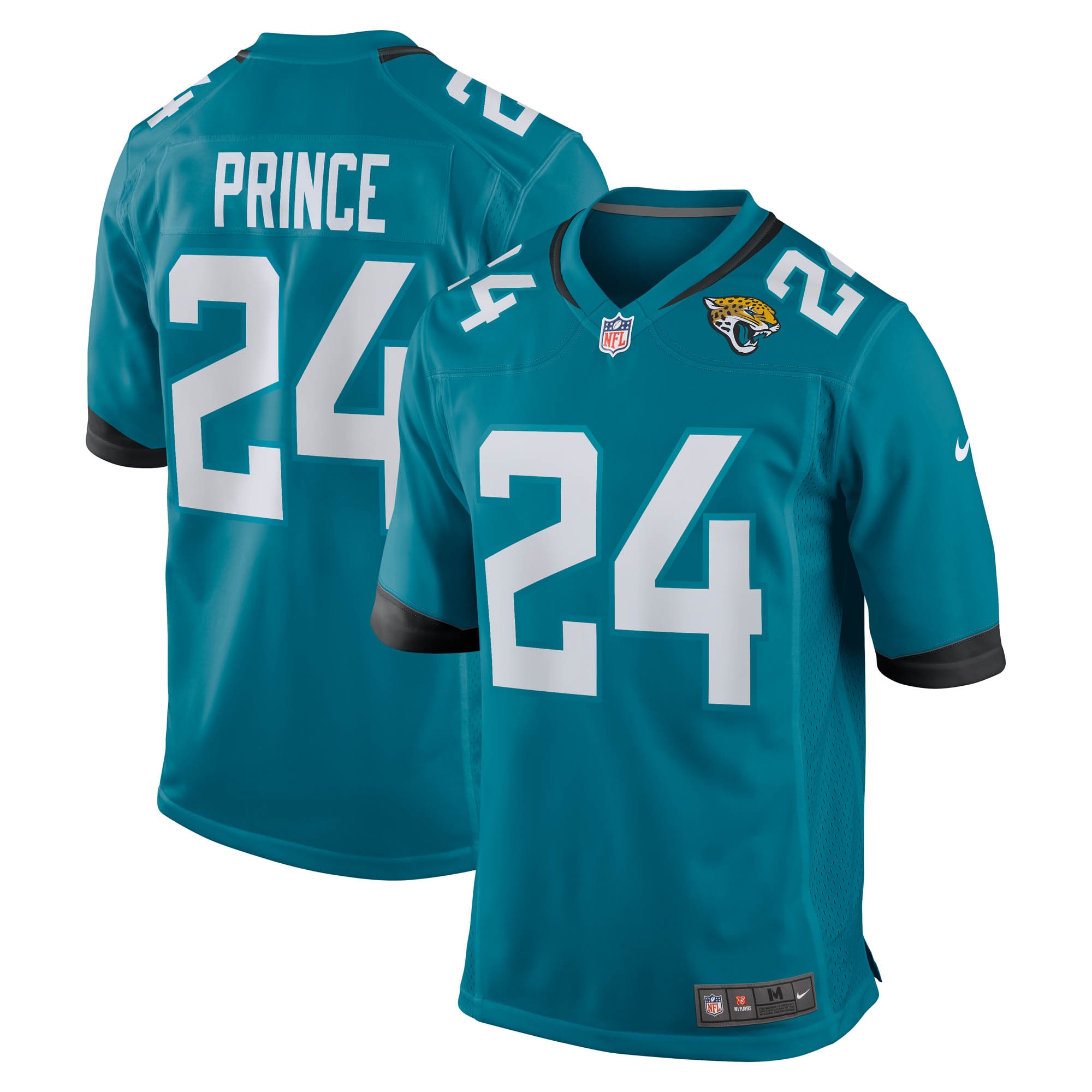 Jacksonville Jaguars De??ntre Prince Teal Team Game NFL Jersey Men's