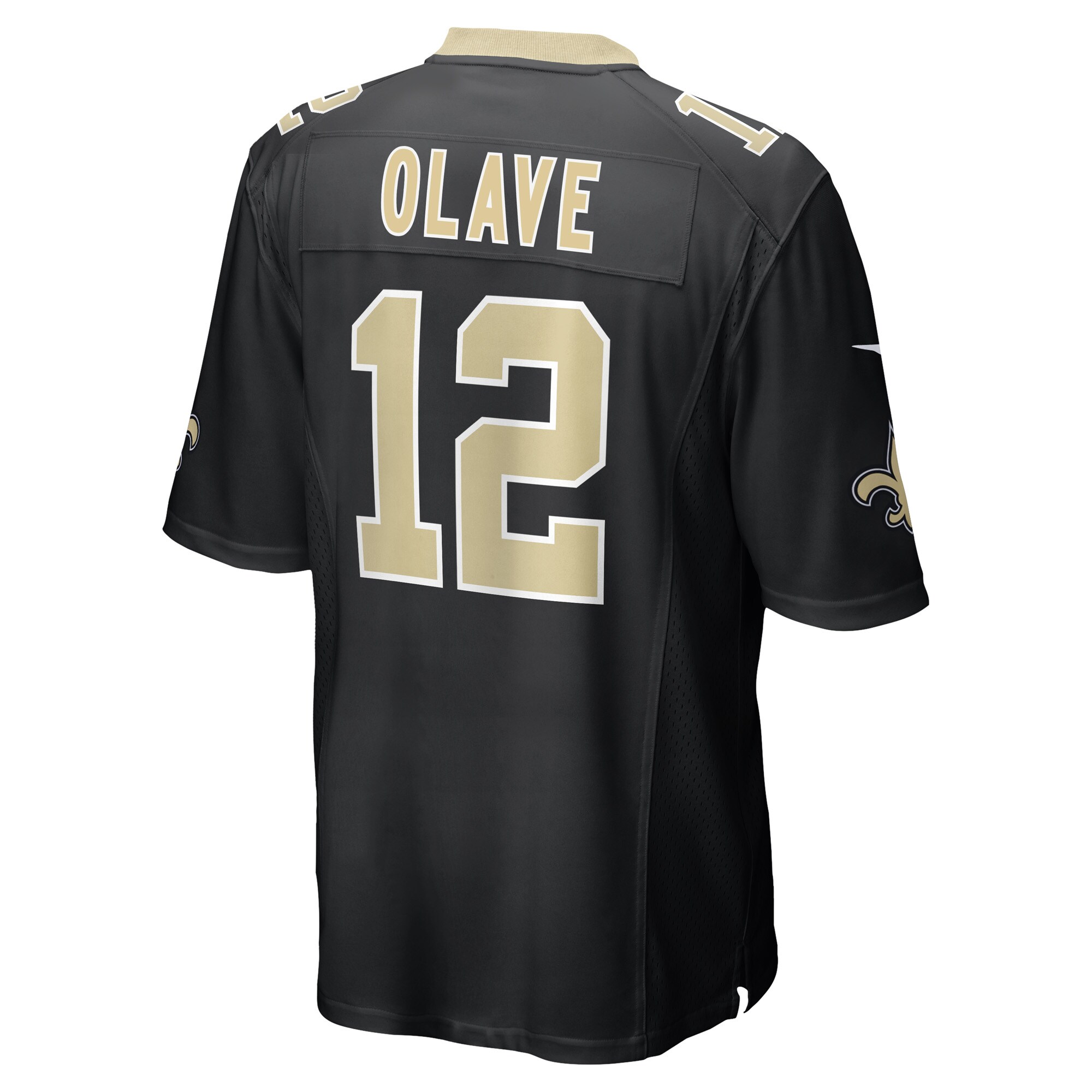 New Orleans Saints Chris Olave Black Player Game NFL Jersey Men's