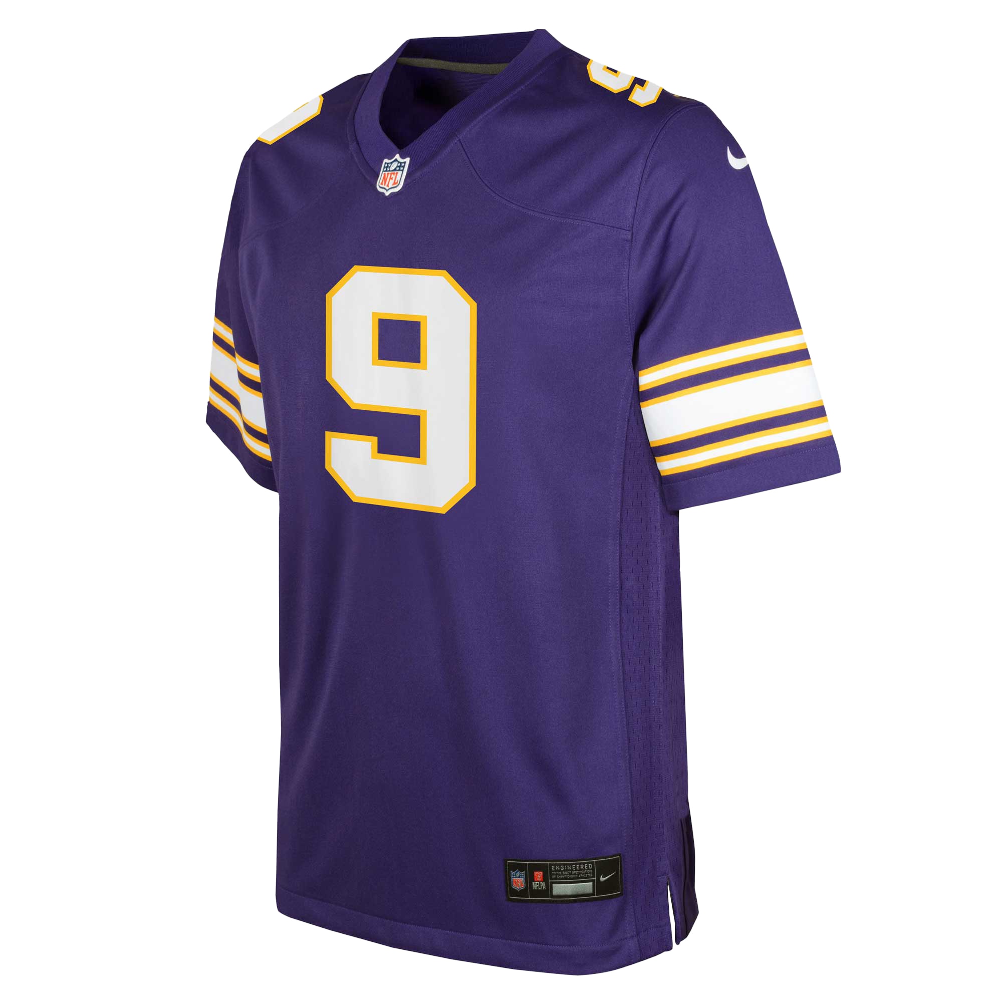 Minnesota Vikings J.J. McCarthy Purple Classic Alternate Player Game NFL Jersey Youth