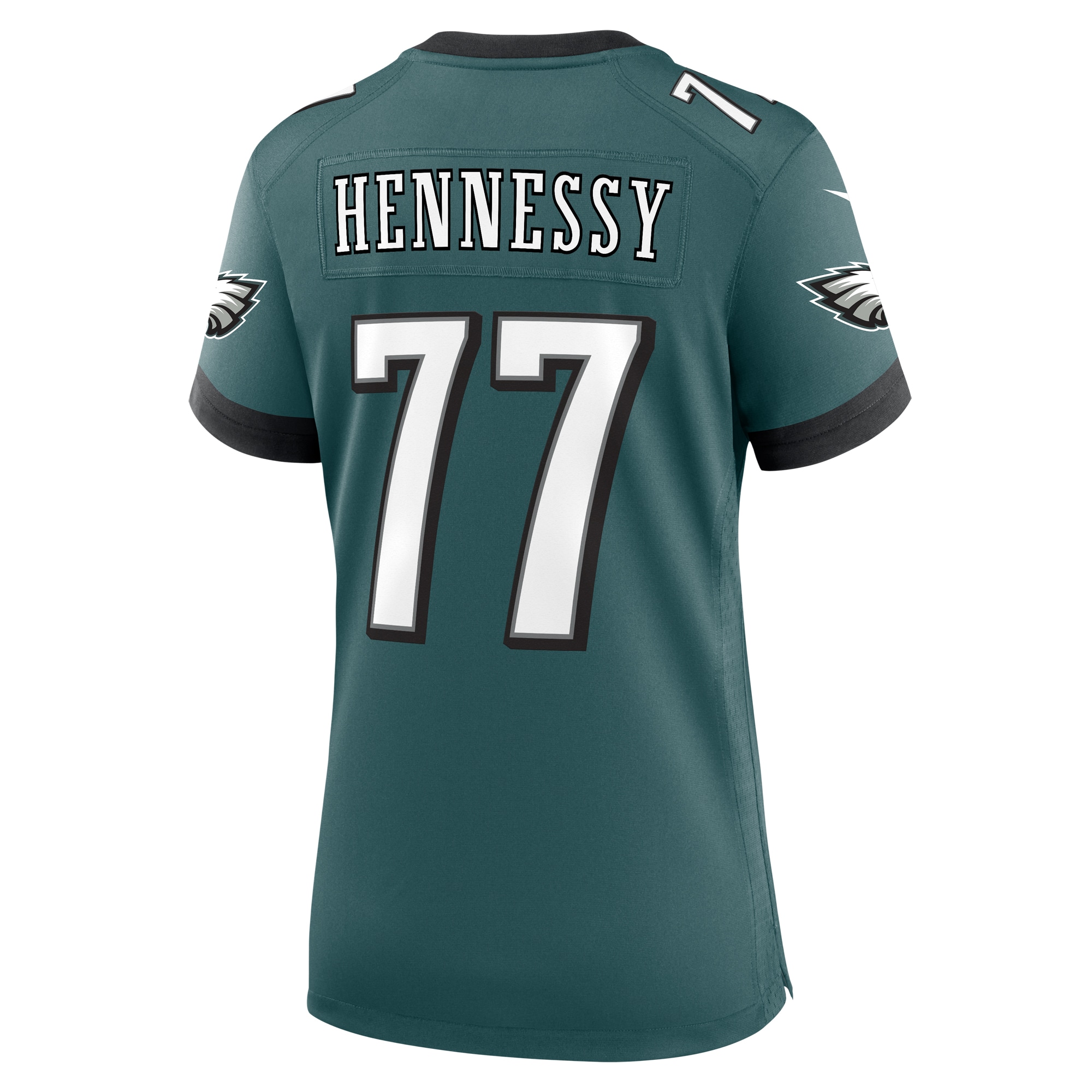 Philadelphia Eagles Matt Hennessy Midnight Green Game NFL Jersey Women's