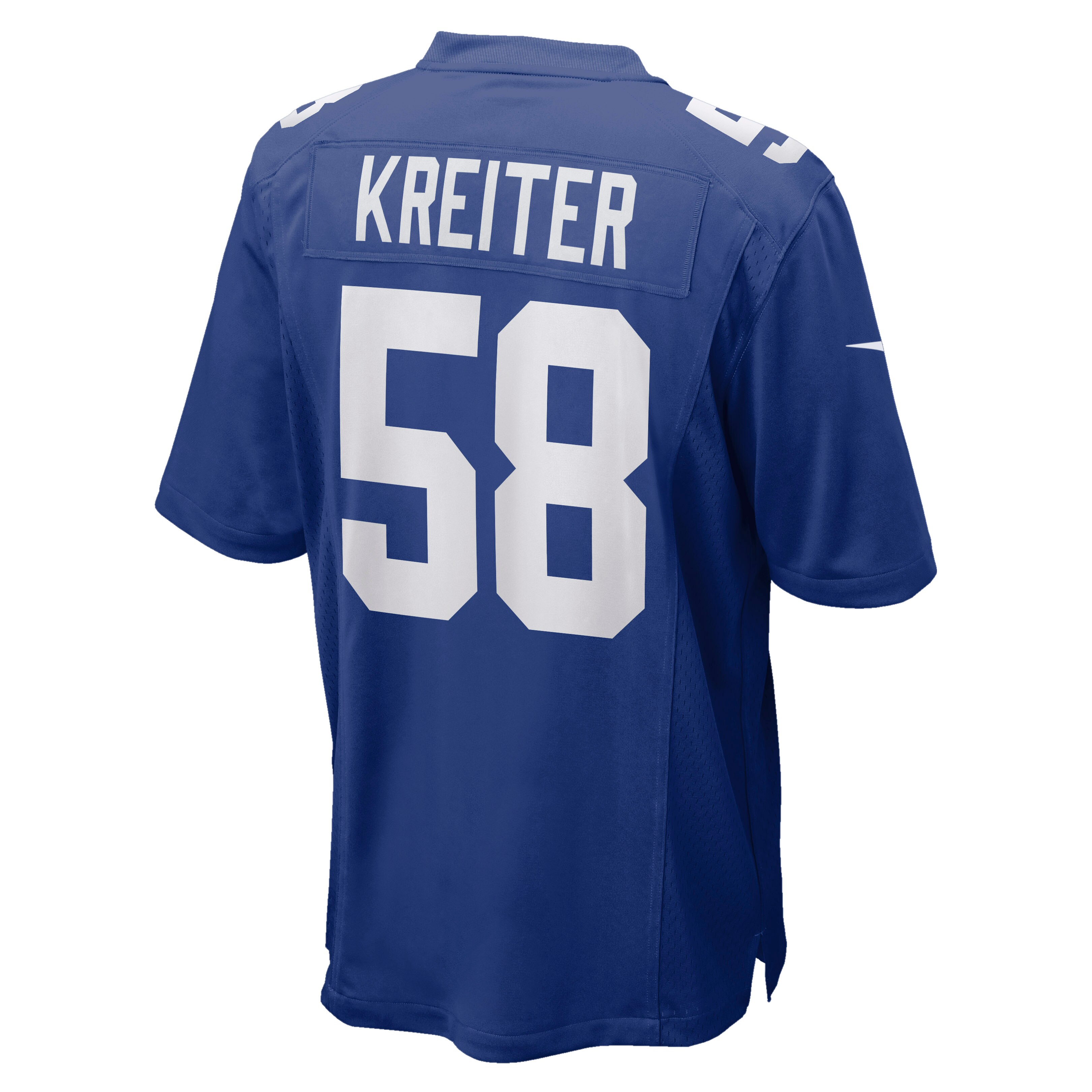 New York Giants Casey Kreiter Royal Game NFL Jersey Men's