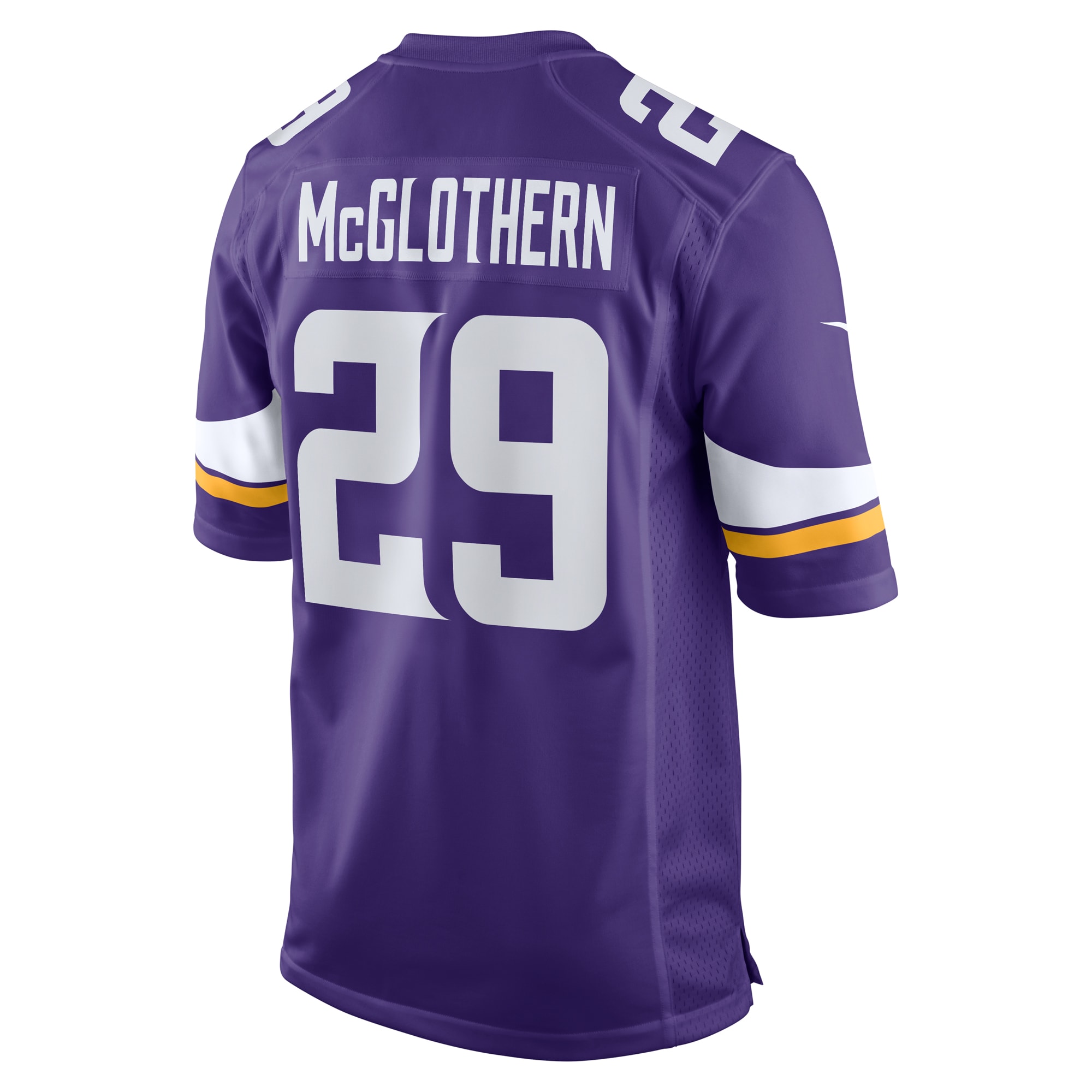 Minnesota Vikings Dwight McGlothern Purple Game NFL Jersey Men's