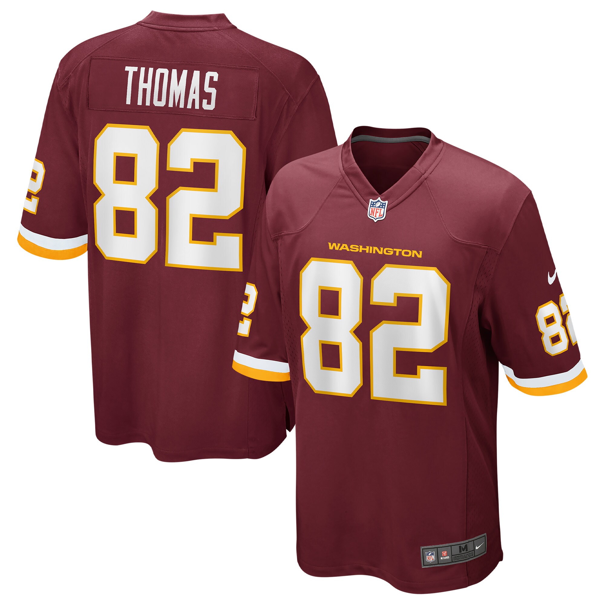 Washington Commanders Team Logan Thomas Burgundy NFL Jersey Men's