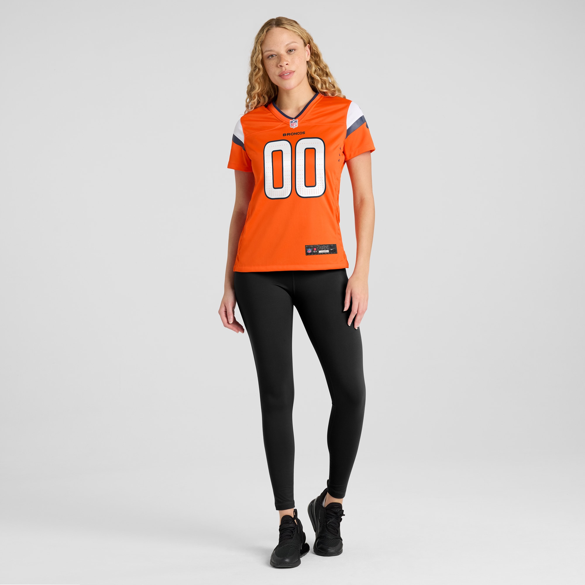 Denver Broncos Orange Mile High Collection Custom Game NFL Jersey Women's