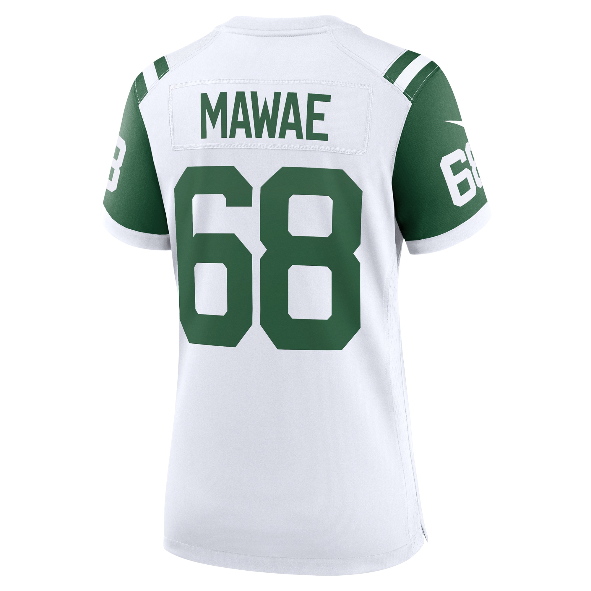 New York Jets Kevin Mawae White Classic Alternate Retired Player Game NFL Jersey Women's