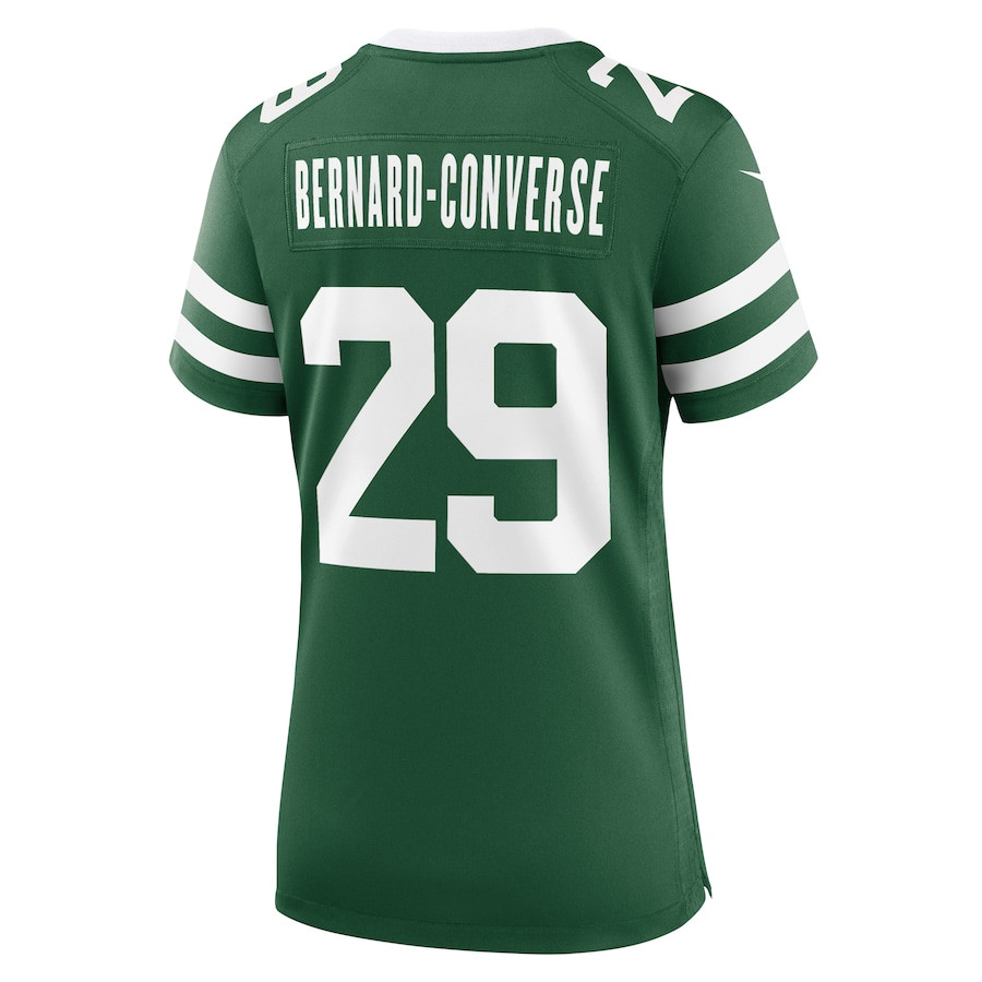 Jarrick Bernard 29 New York Jets Team Game Legacy Green NFL Jersey Women's